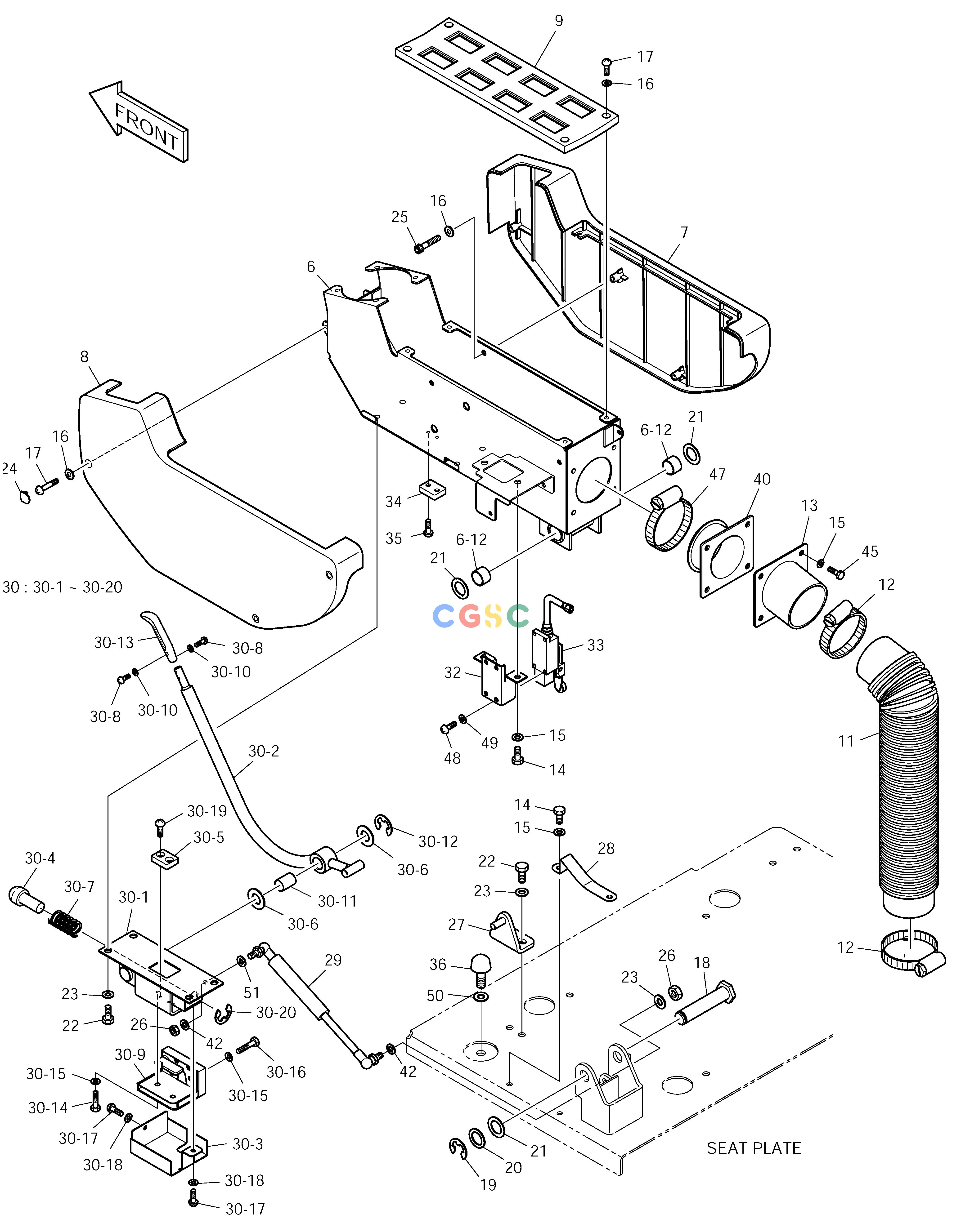 斗山零件查询CONTROL STAND-L.H SOLAR 155LC-V Doosan parts catalog online