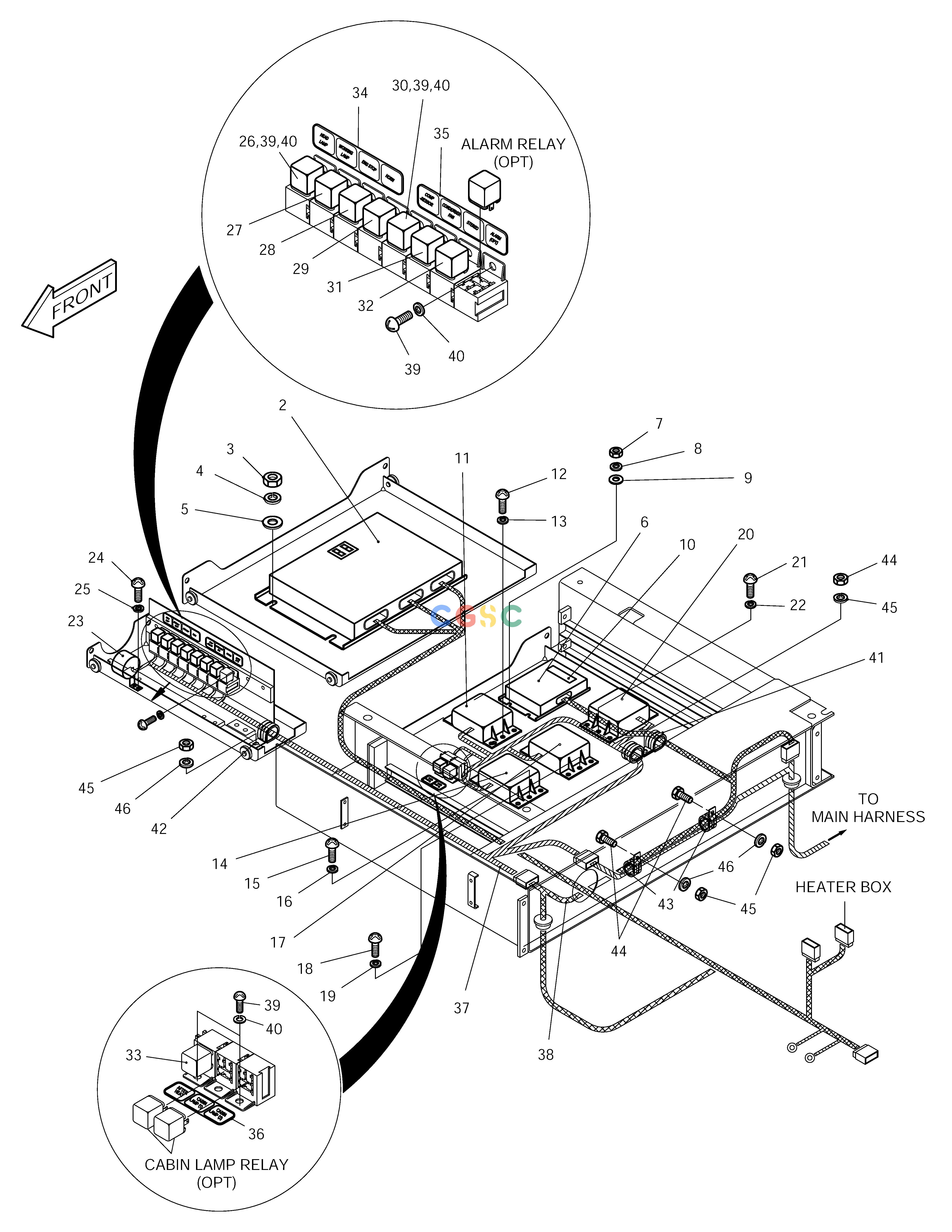 斗山零件查询ELECTRIC BOX ASS'Y-ELECTRIC PARTS SOLAR 155LC-V Doosan parts catalog online