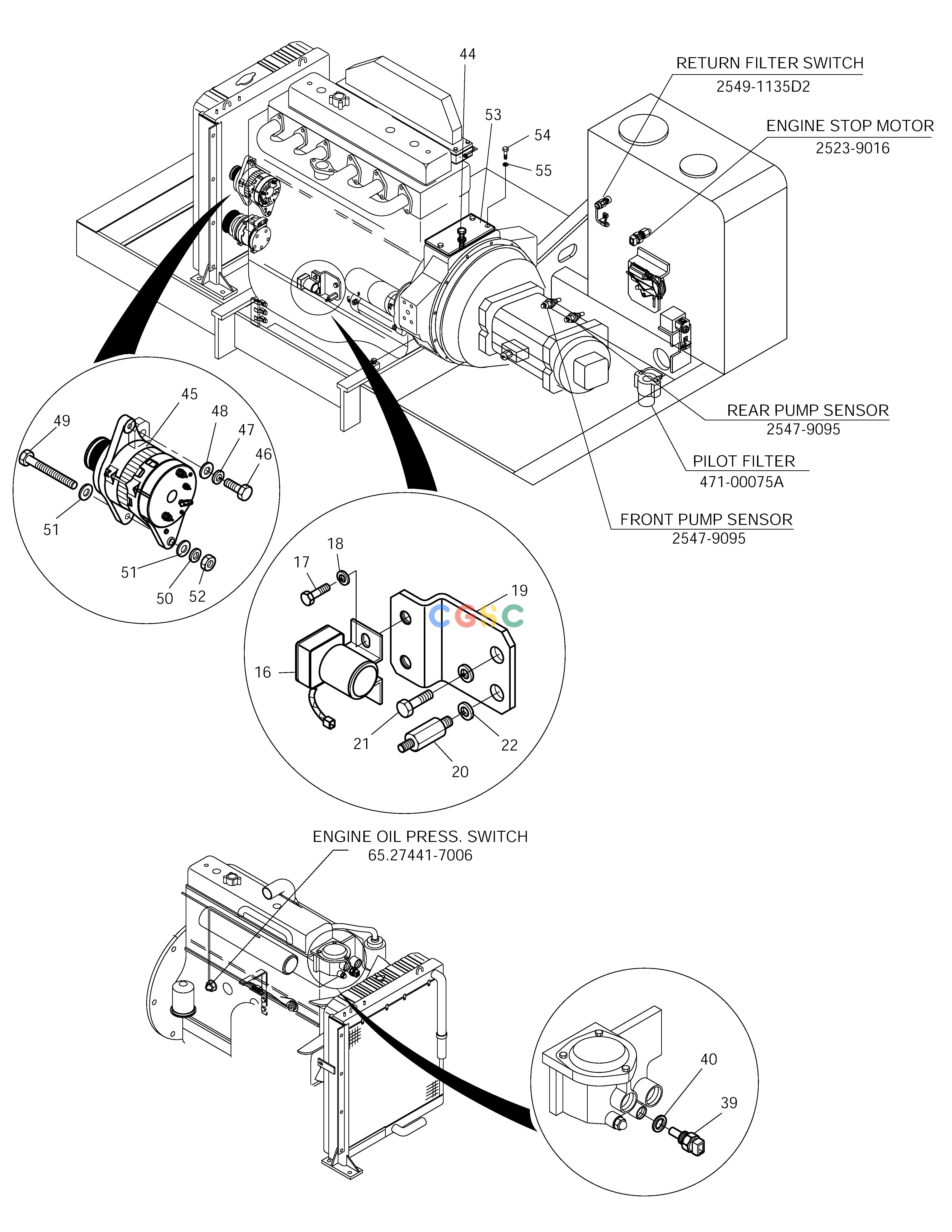 斗山零件查询ELECTRIC PARTS(6)-ENGINE SOLAR 155LC-V Doosan parts catalog online