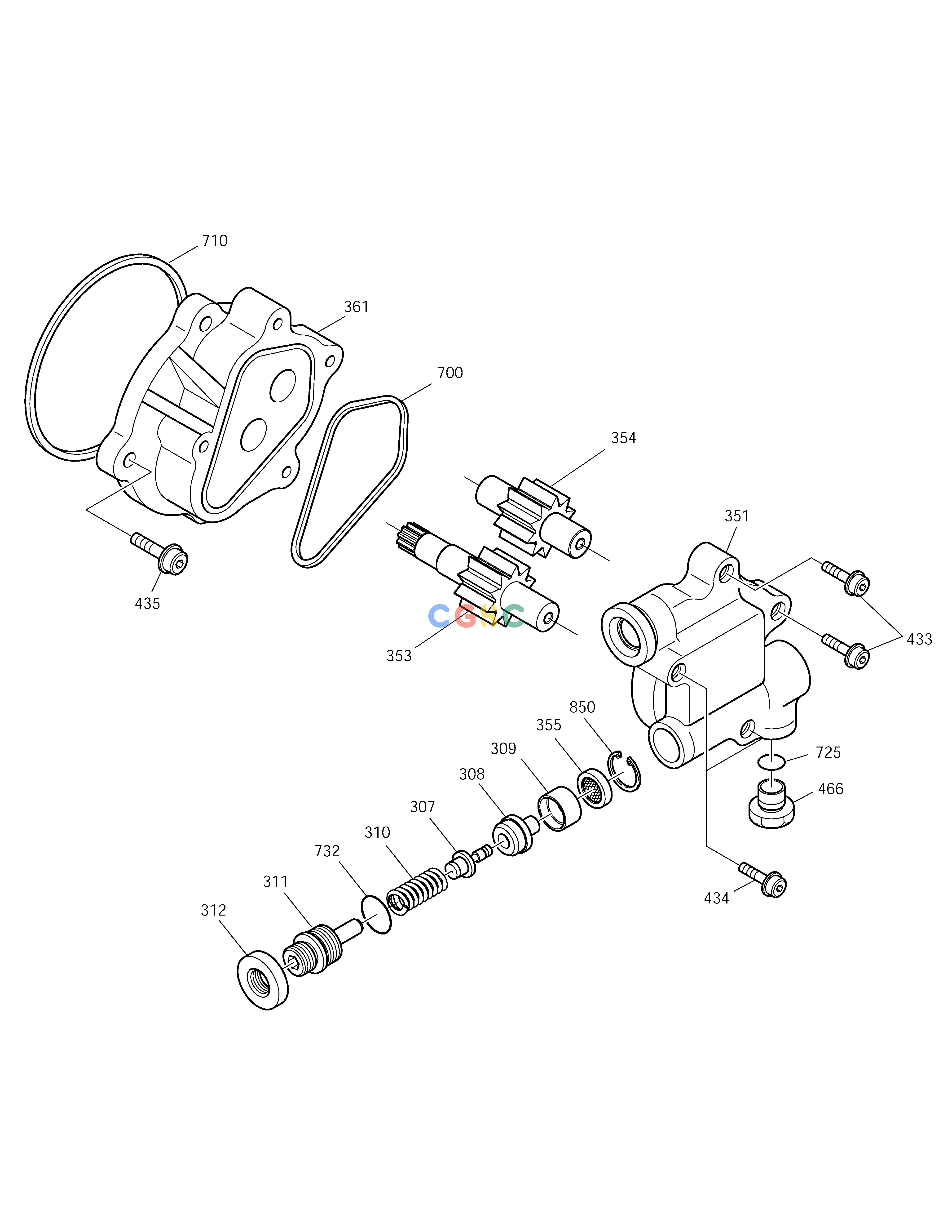 斗山零件查询GEAR PUMP SOLAR 155LC-V Doosan parts catalog online