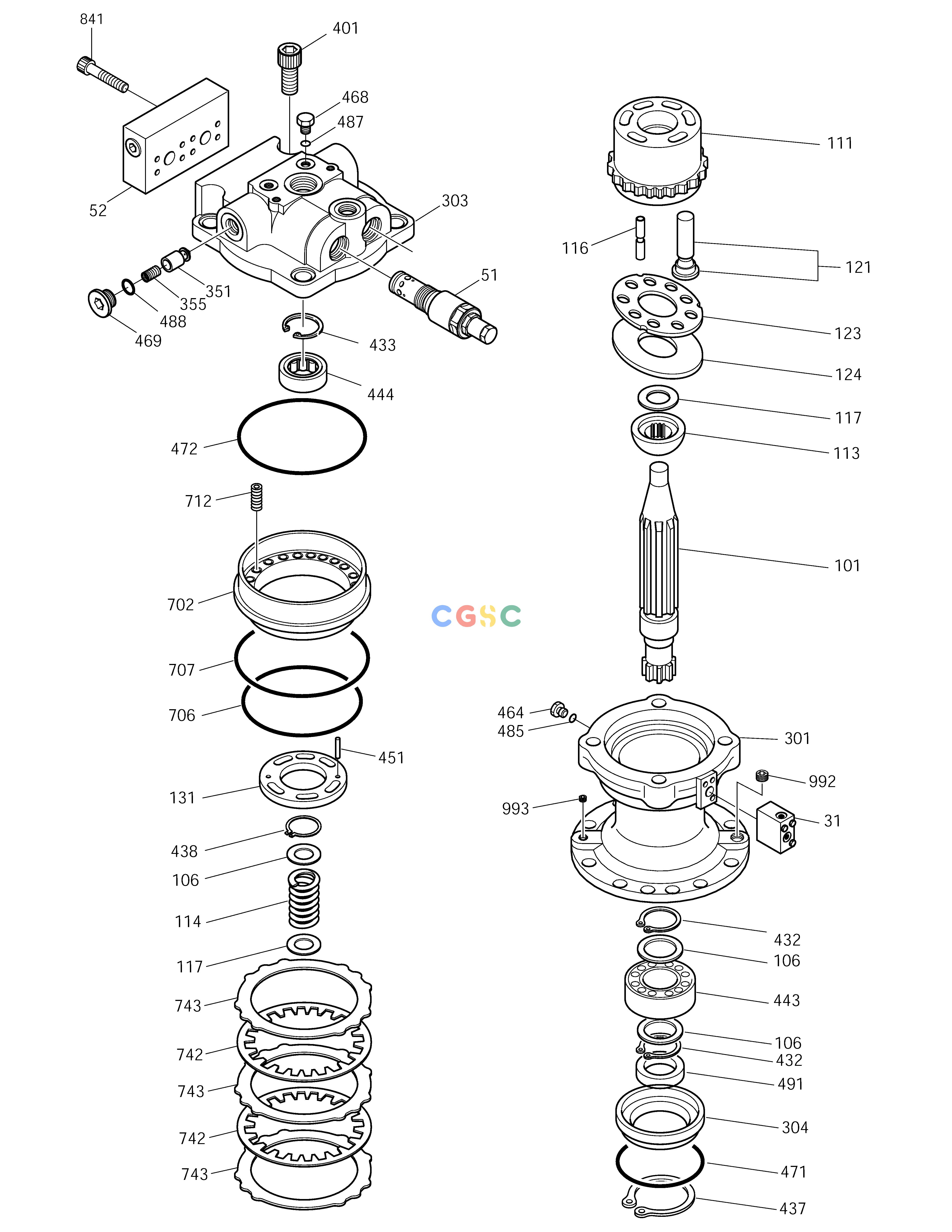 斗山零件查询SWING MOTOR SOLAR 155LC-V Doosan parts catalog online
