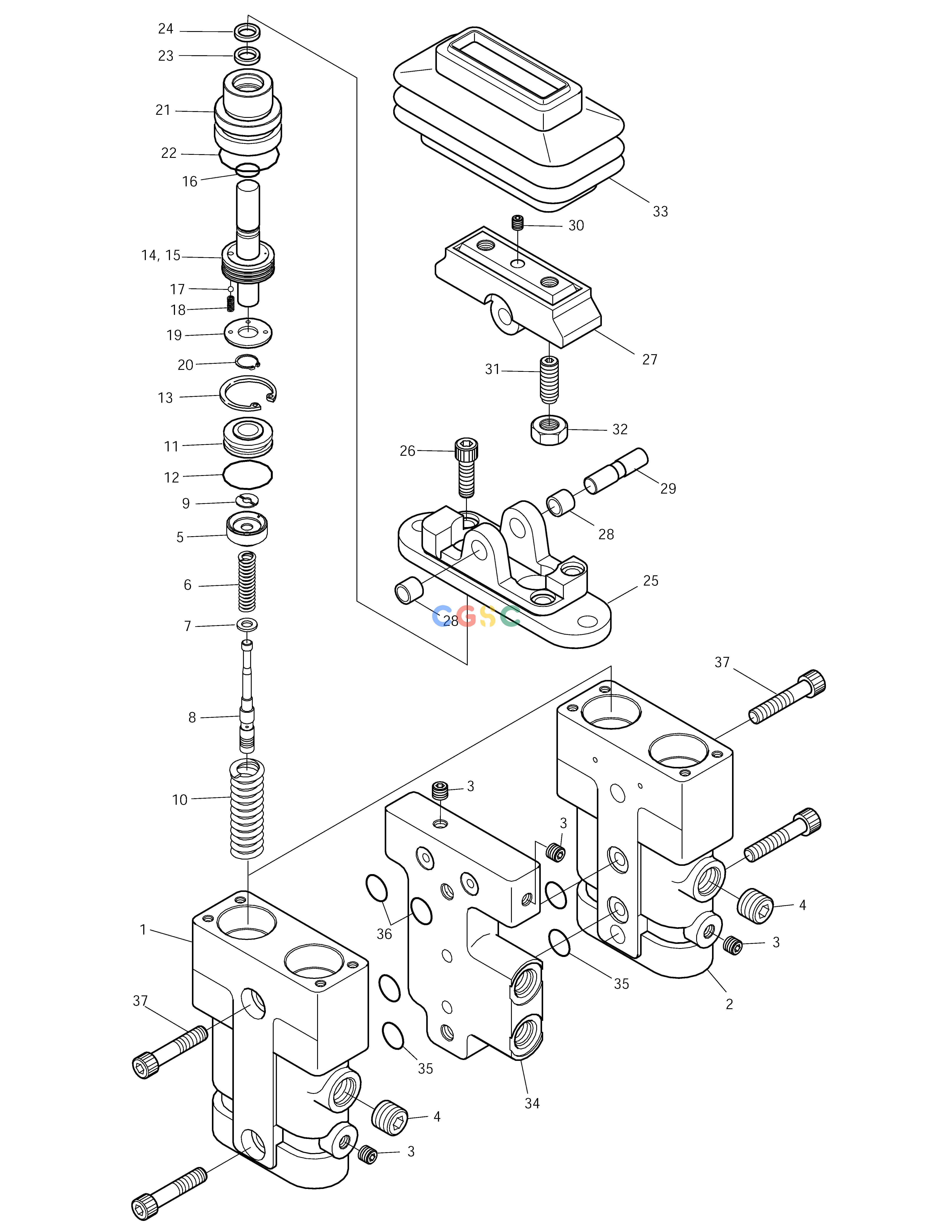 斗山零件查询PEDAL VALVE SOLAR 155LC-V Doosan parts catalog online