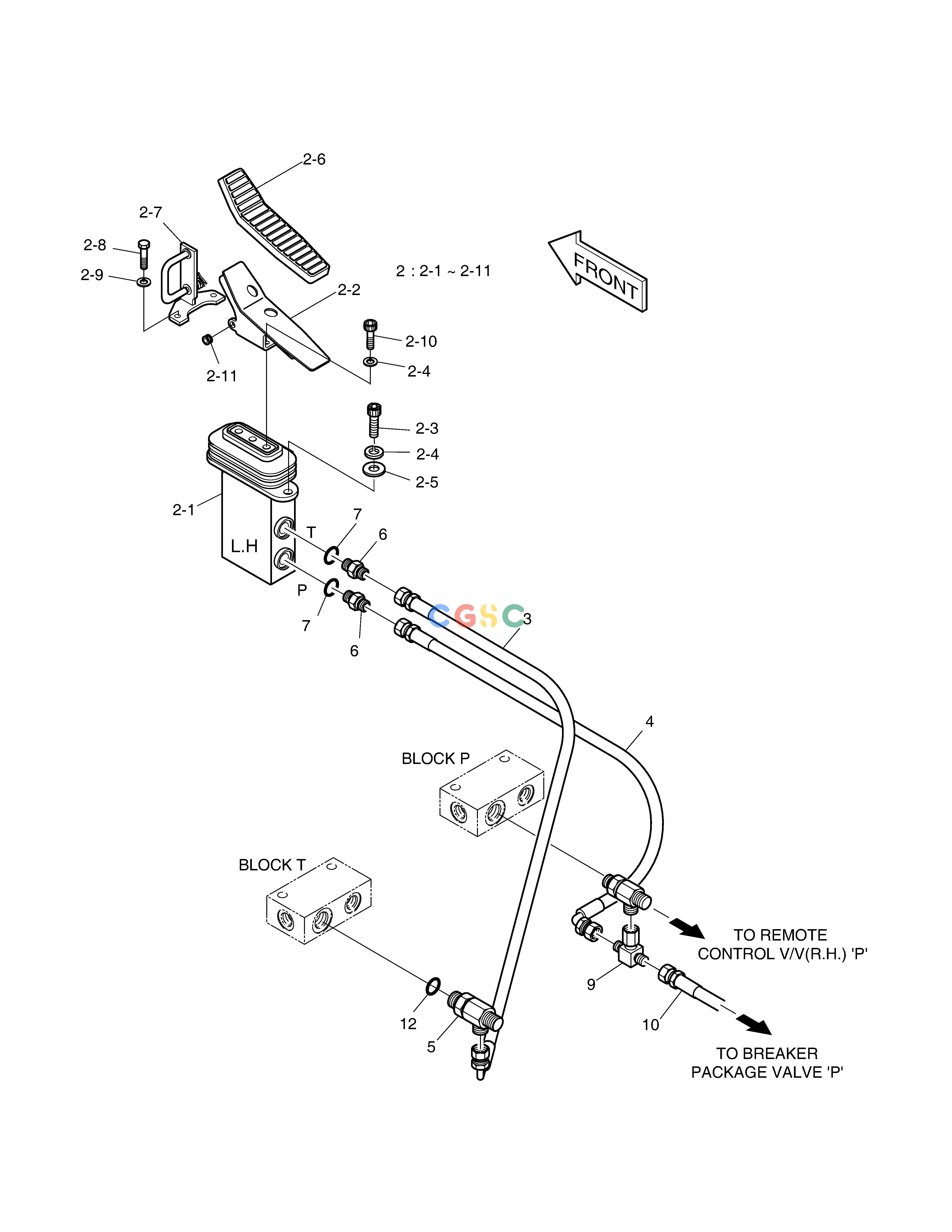 斗山零件查询PILOT PIPING-PRO-MONO SOLAR 155LC-V Doosan parts catalog online