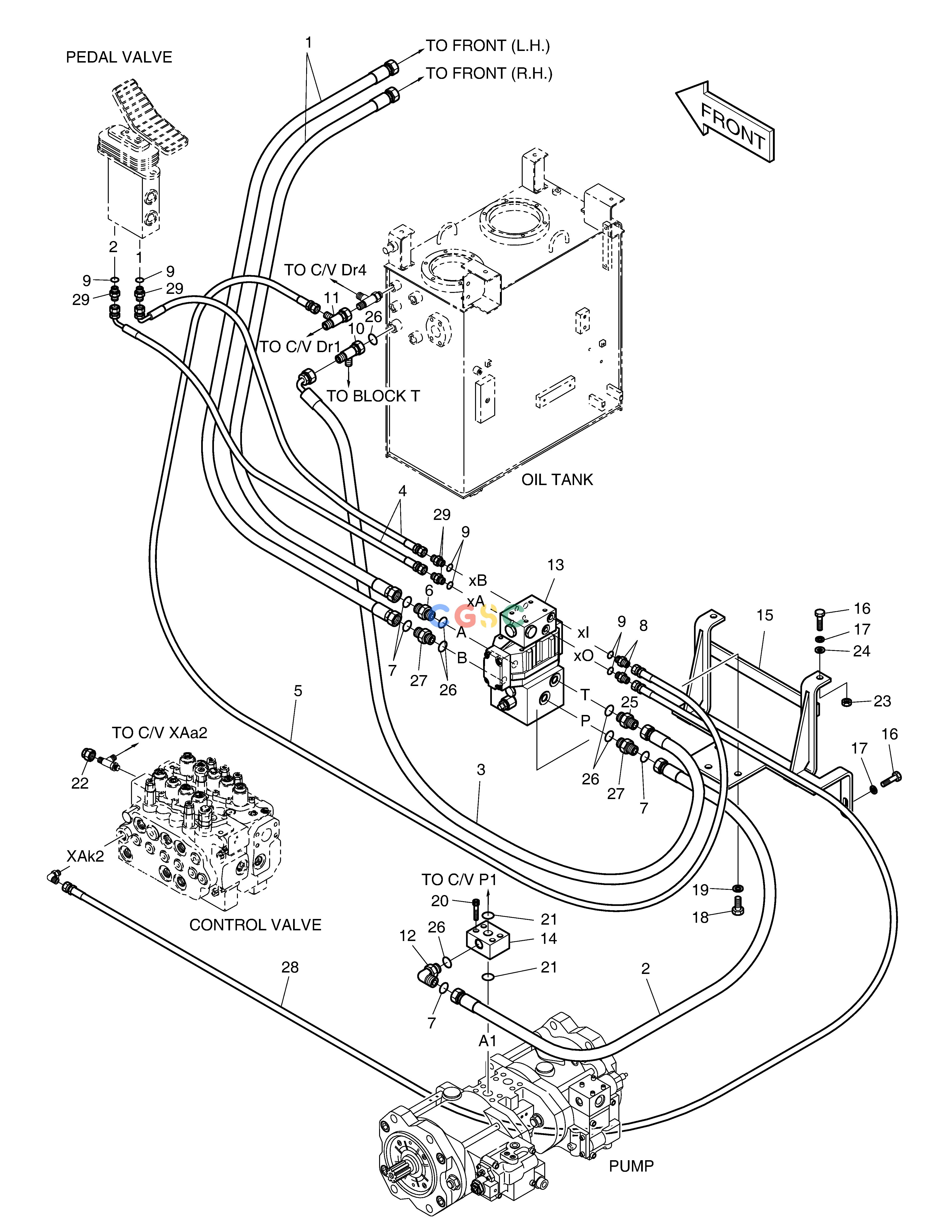 斗山零件查询MAIN PIPING-PRO-MONO SOLAR 155LC-V Doosan parts catalog online