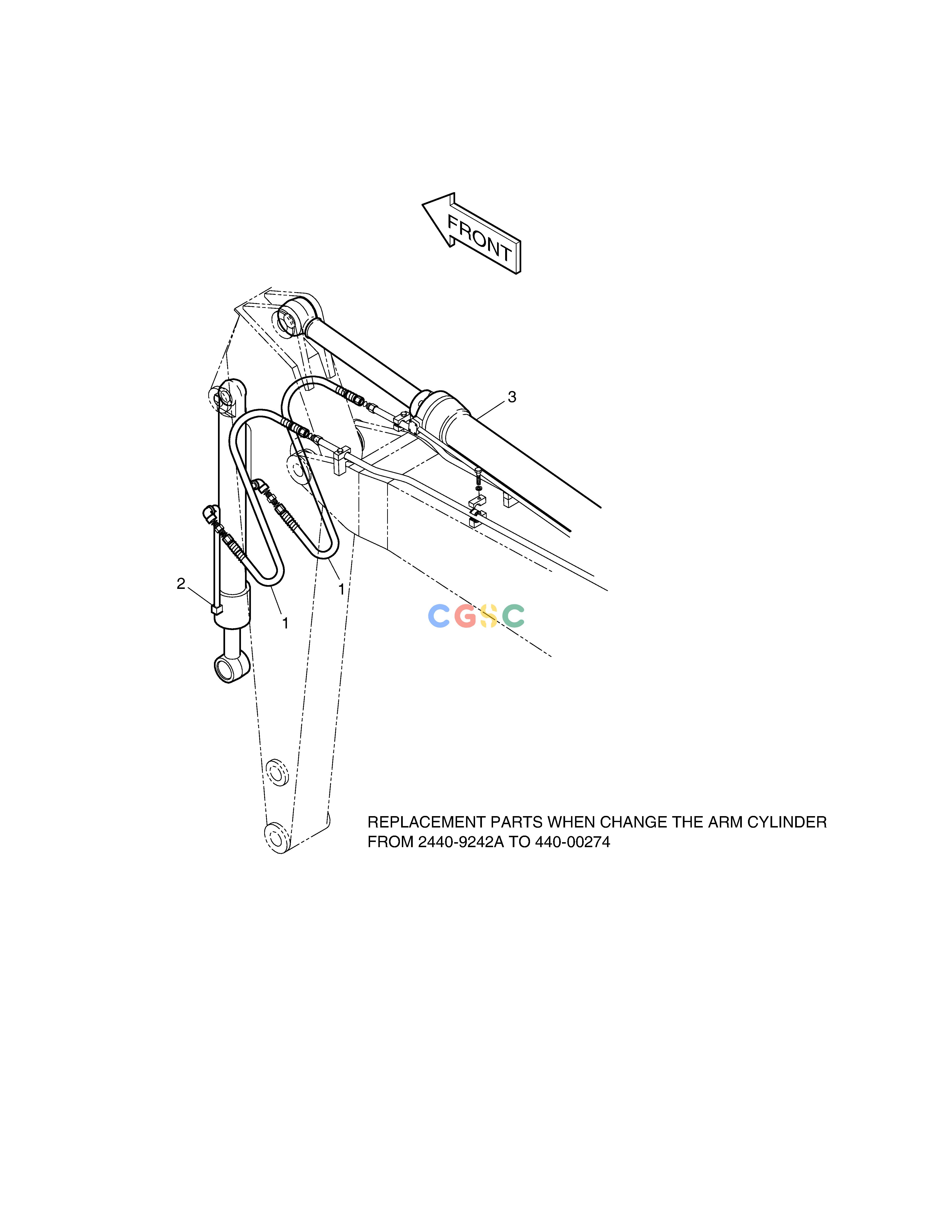 斗山零件查询ARM PIPING-ARM 2.1m(ARTI.BOOM) SOLAR 155LC-V Doosan parts catalog online