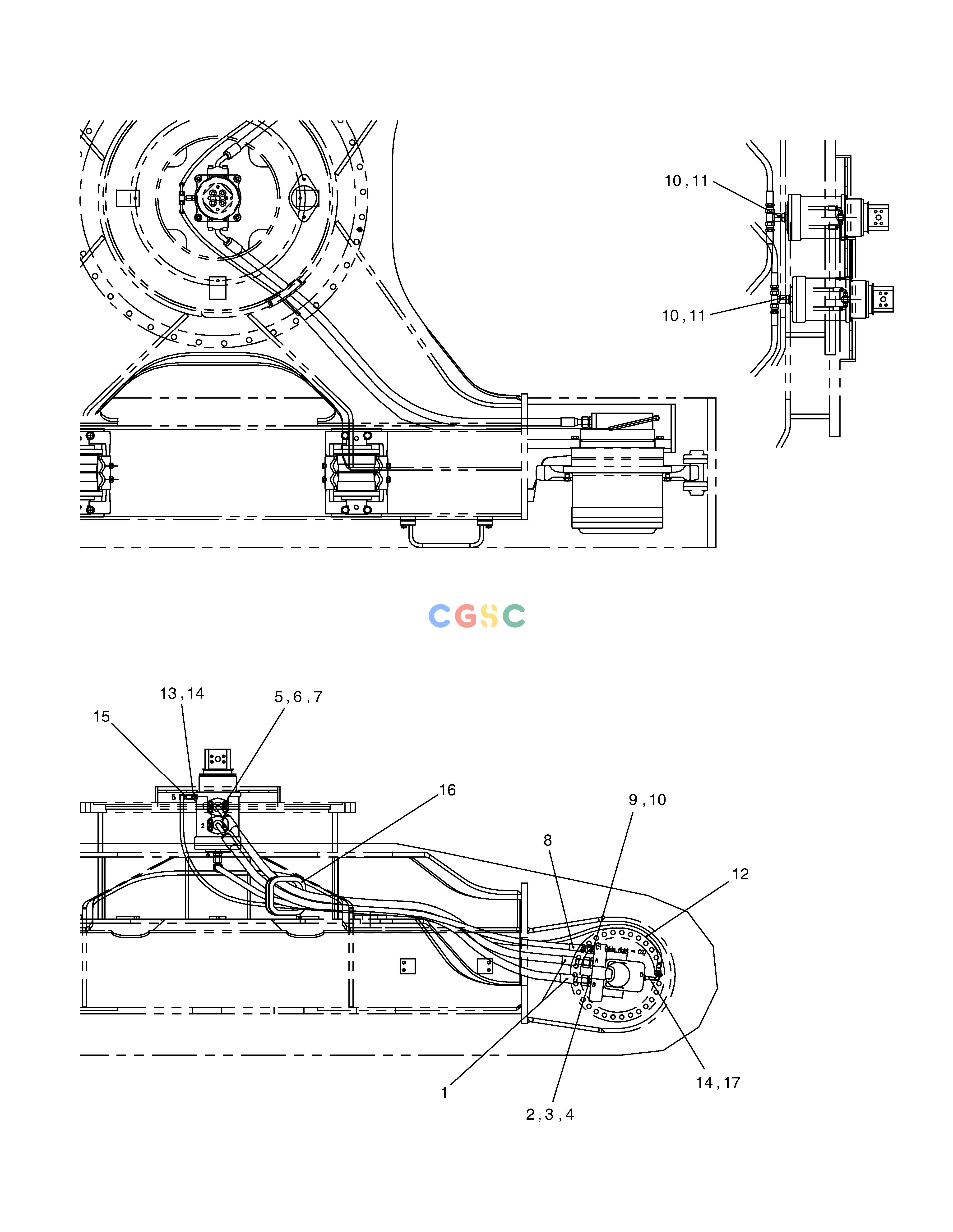 斗山零件查询PIPING PROPELL SOLAR 155LC-V Doosan parts catalog online