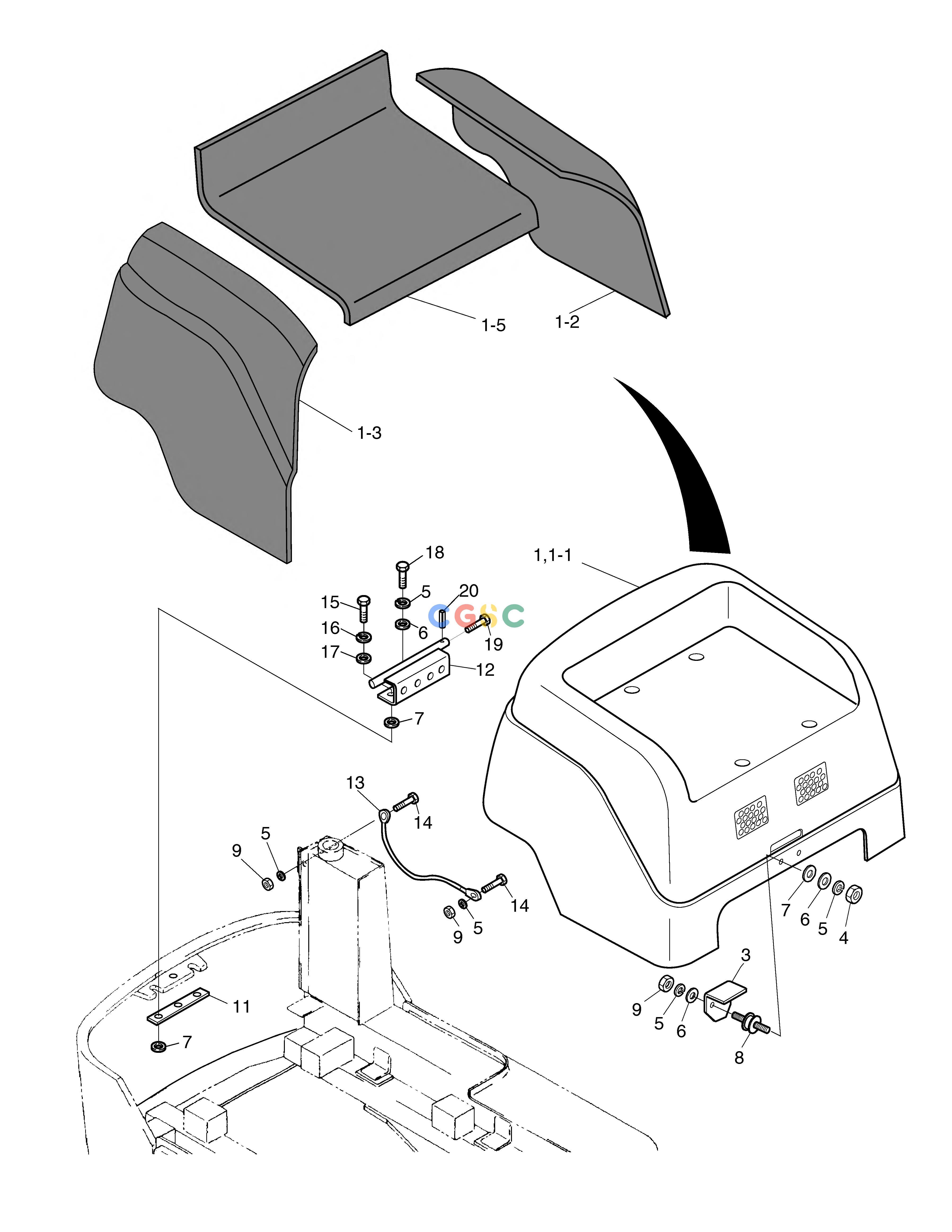 斗山零件查询BONNET SOLAR 010 Doosan parts catalog online