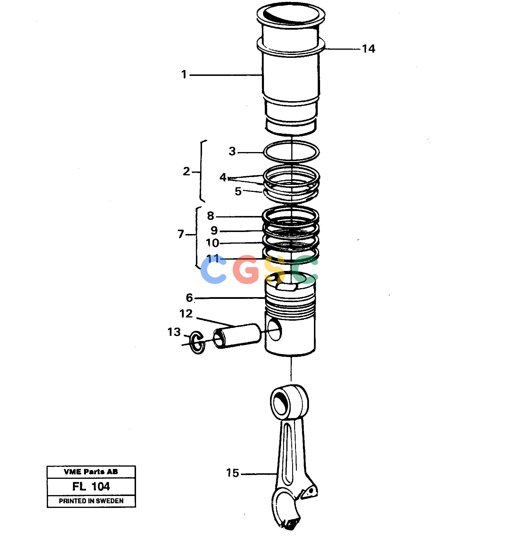 沃尔沃零件查询EC450 ÅKERMAN Cylinder liner and pistonÅKERMAN EC450 SER NO - 1781 NoneNoneNoneAutodata Volvo online