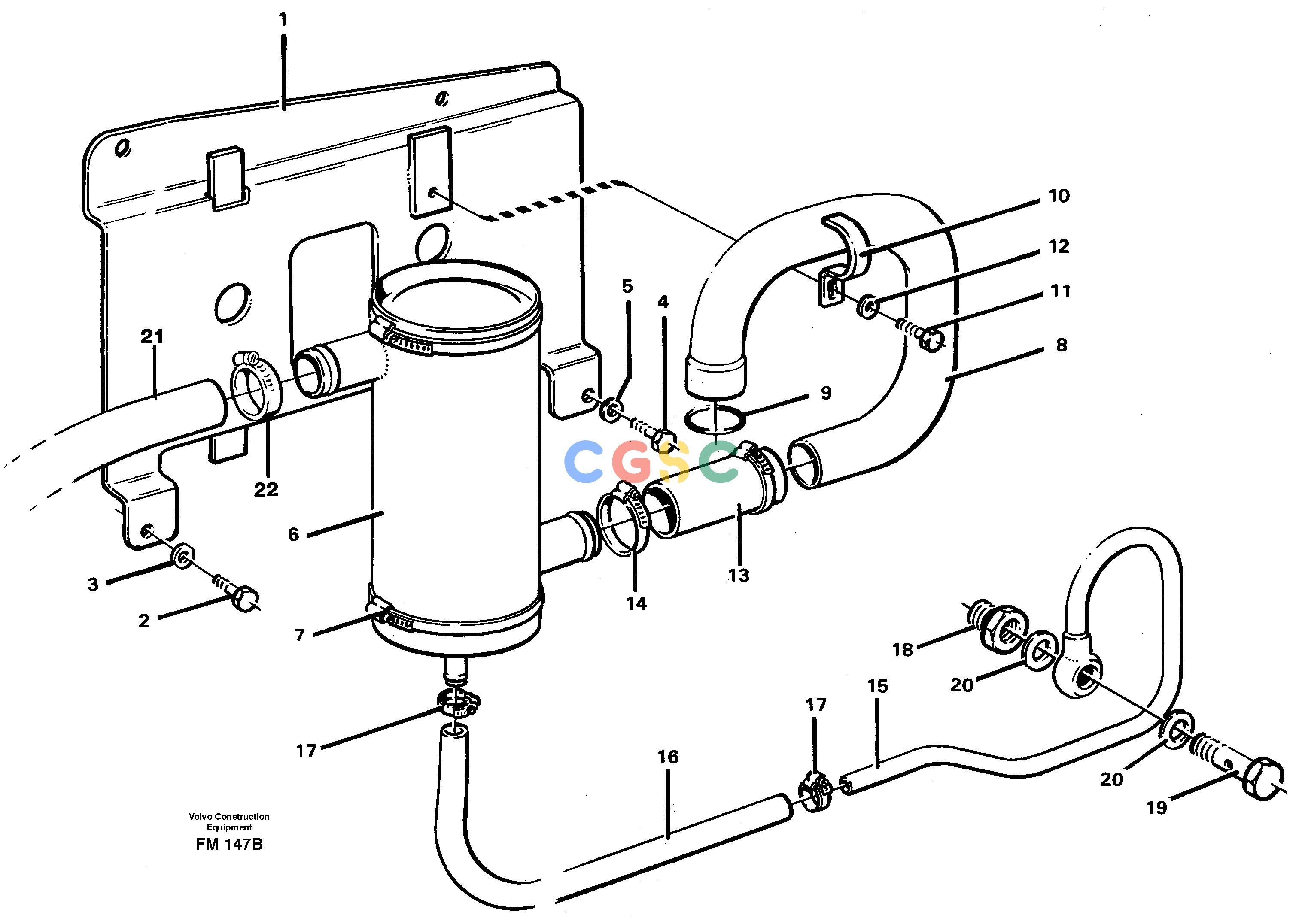 沃尔沃零件查询EC650 ÅKERMAN Crankcase ventilationÅKERMAN EC650 SER NO - 538 NoneNoneNoneAutodata Volvo online