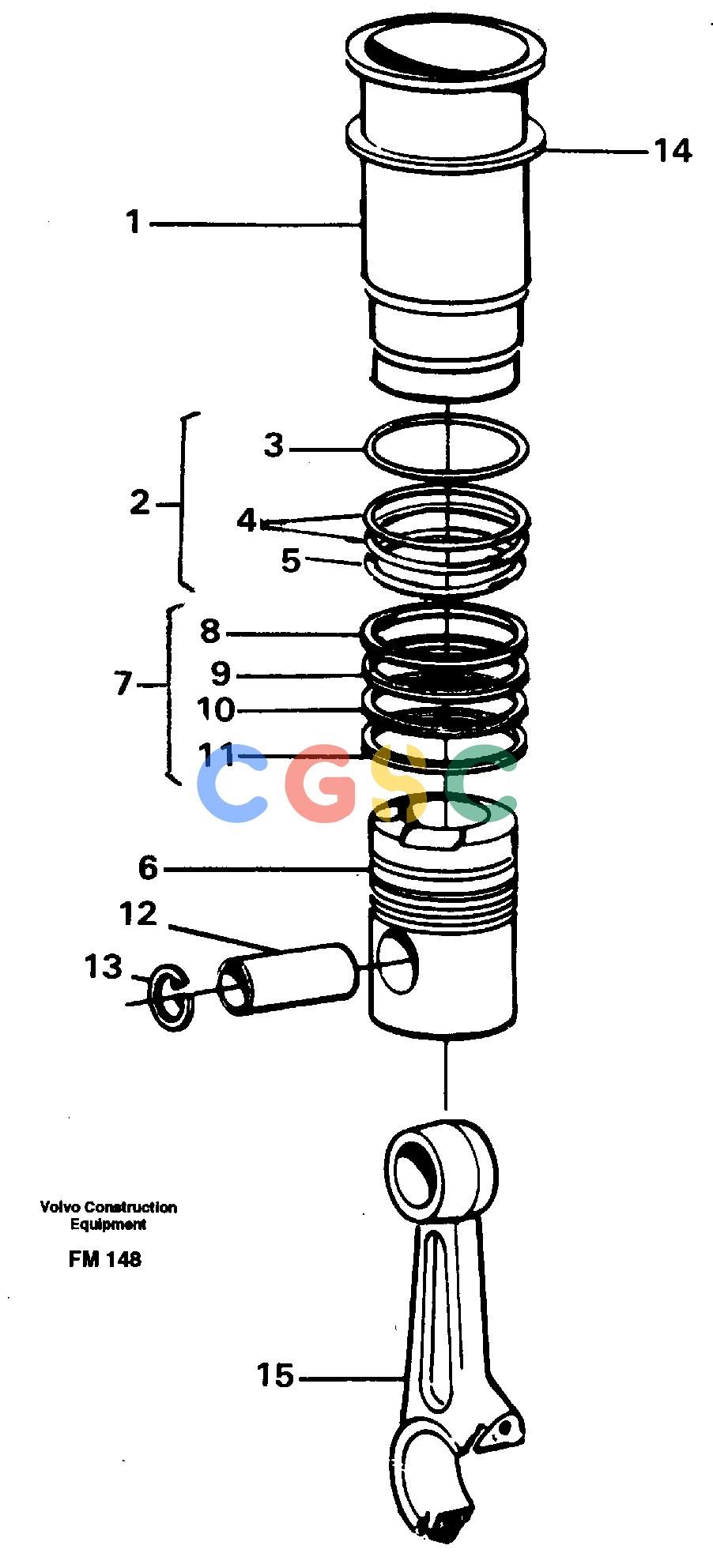 沃尔沃零件查询EC650 ÅKERMAN Cylinder linerÅKERMAN EC650 SER NO - 538 NoneNoneNoneAutodata Volvo online