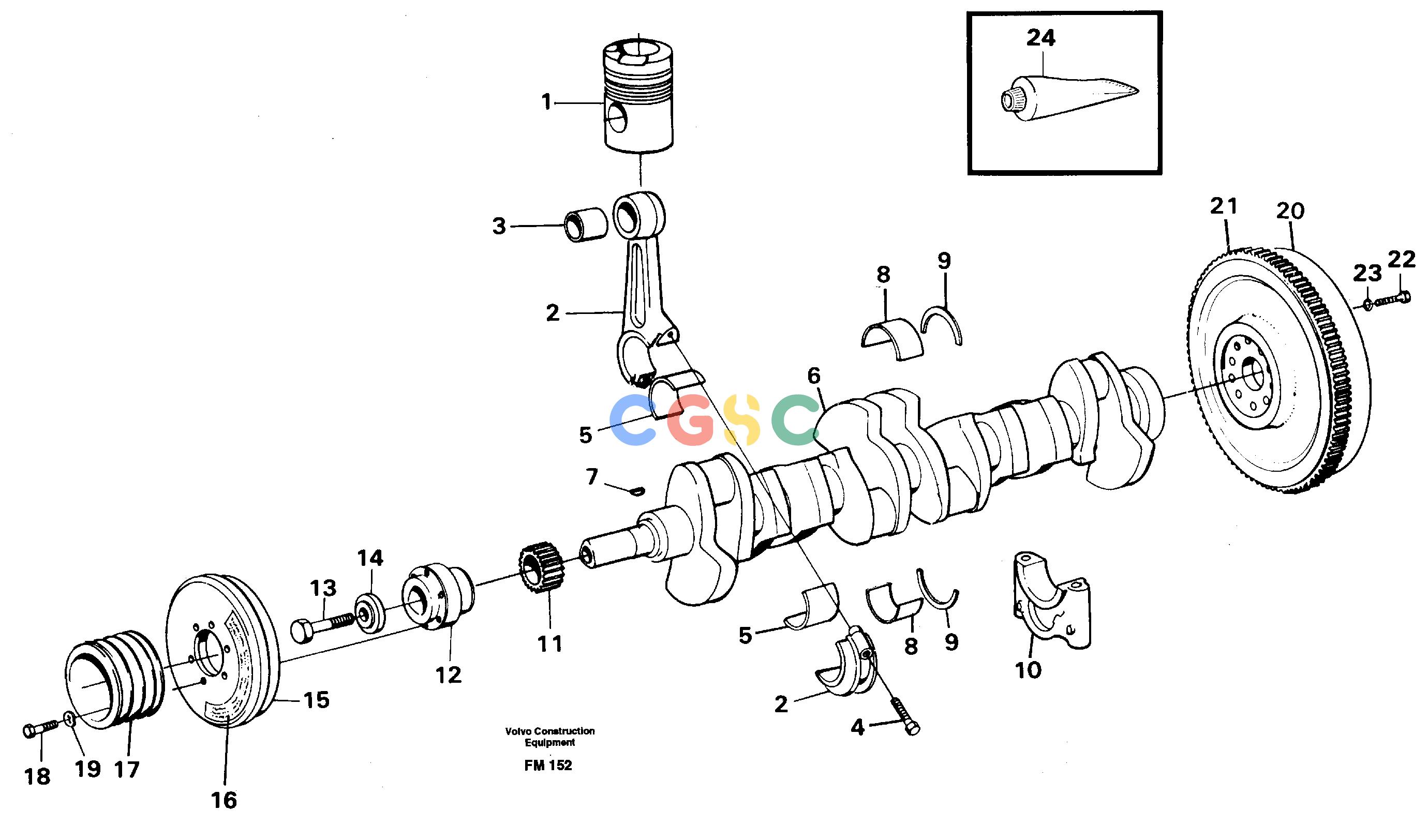 沃尔沃零件查询EC650 ÅKERMAN Crankshaft and related partsÅKERMAN EC650 SER NO - 538 NoneNoneNoneAutodata Volvo online
