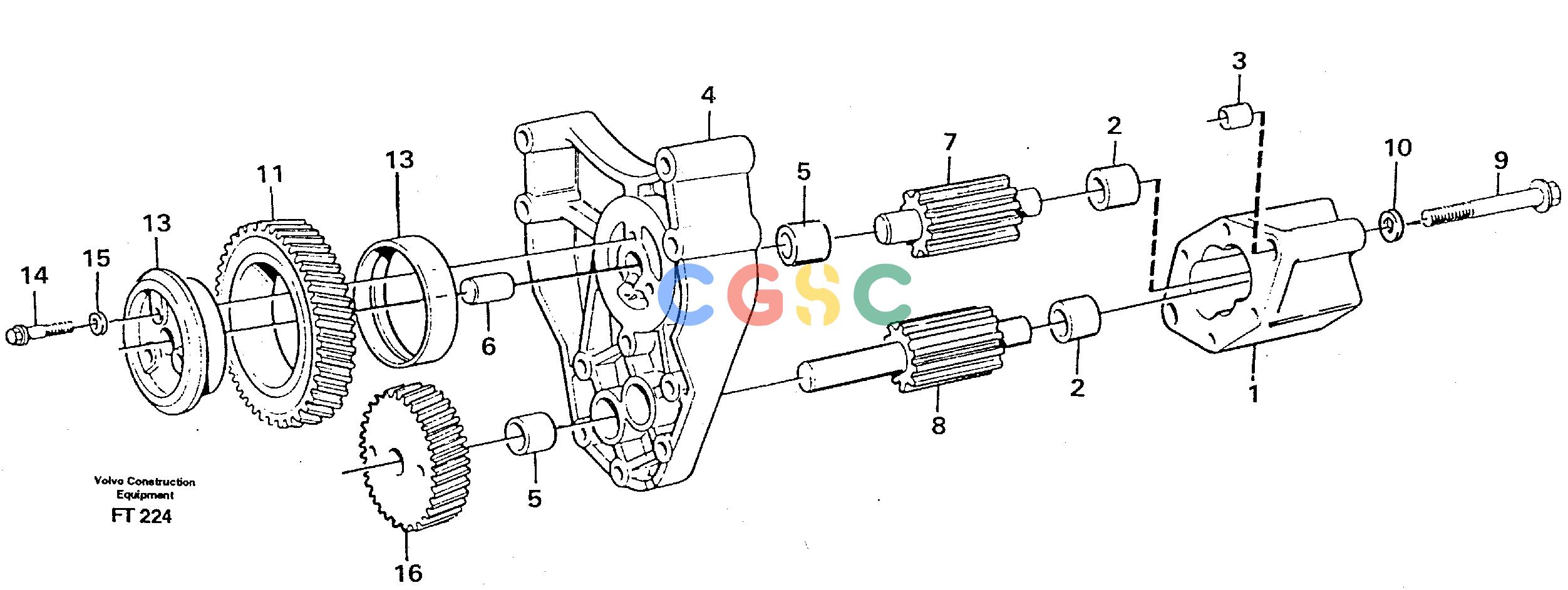 沃尔沃零件查询EC340 Oil pumpSER NO 1001- NoneNoneNoneAutodata Volvo online
