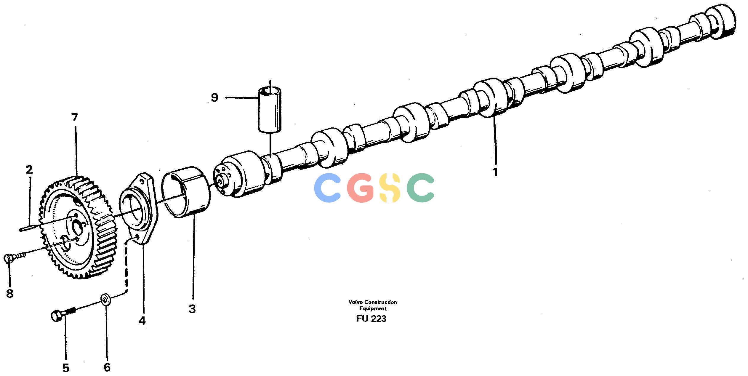 沃尔沃零件查询EC390 CamshaftSER NO 1001- NoneNoneNoneAutodata Volvo online