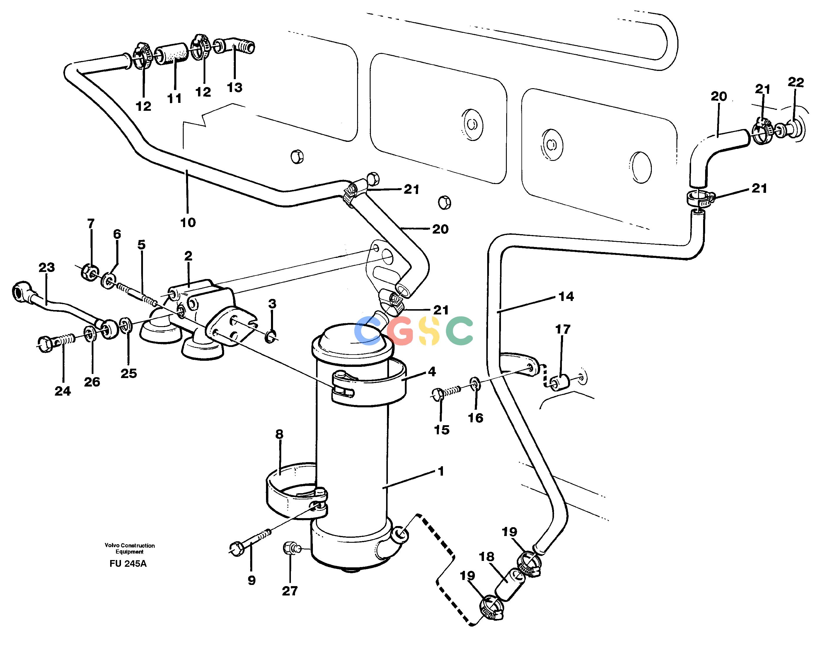 沃尔沃零件查询EC390 Oil coolerSER NO 1001- NoneNoneNoneAutodata Volvo online
