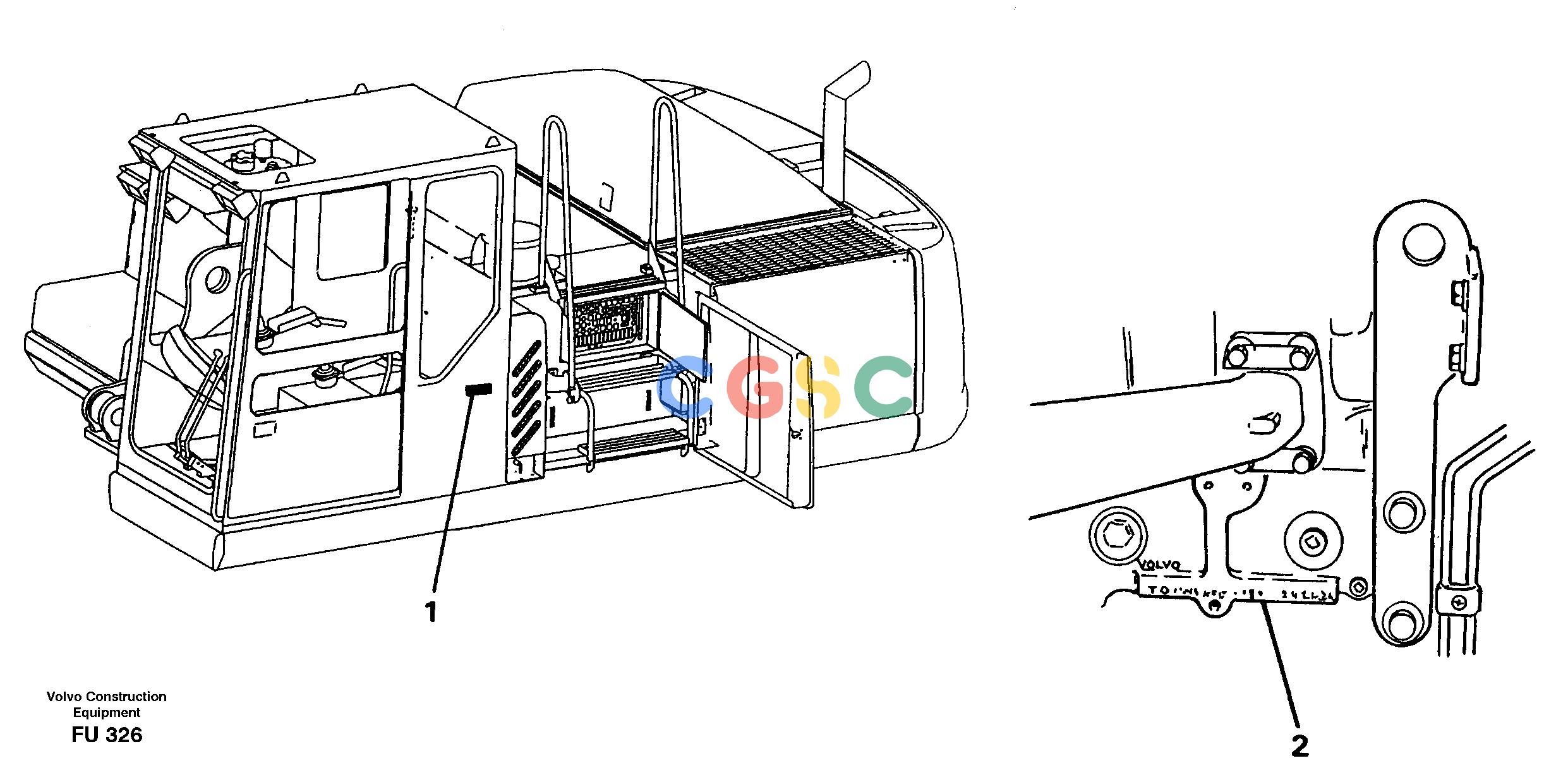 沃尔沃零件查询EC390 Product identification plateSER NO 1001- NoneNoneNoneAutodata Volvo online