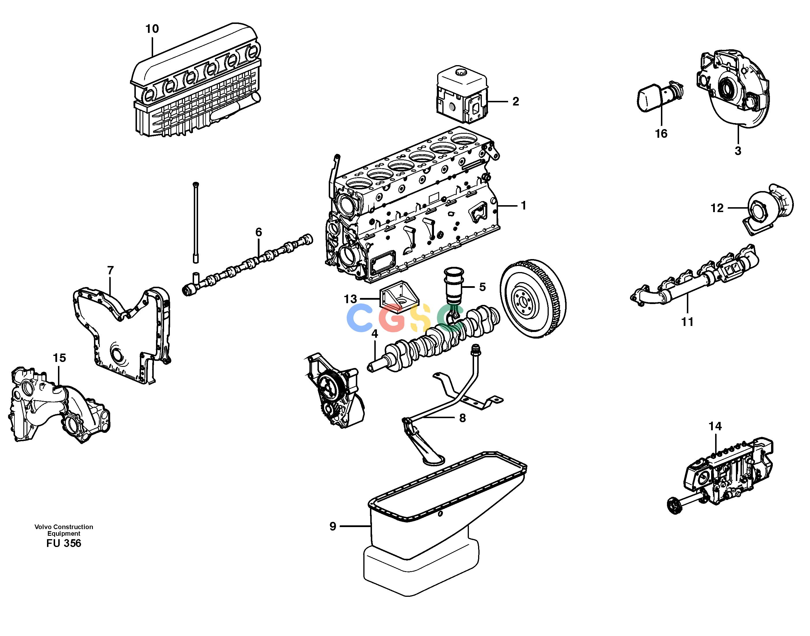 沃尔沃零件查询EC390 EngineSER NO 1001- NoneNoneNoneAutodata Volvo online