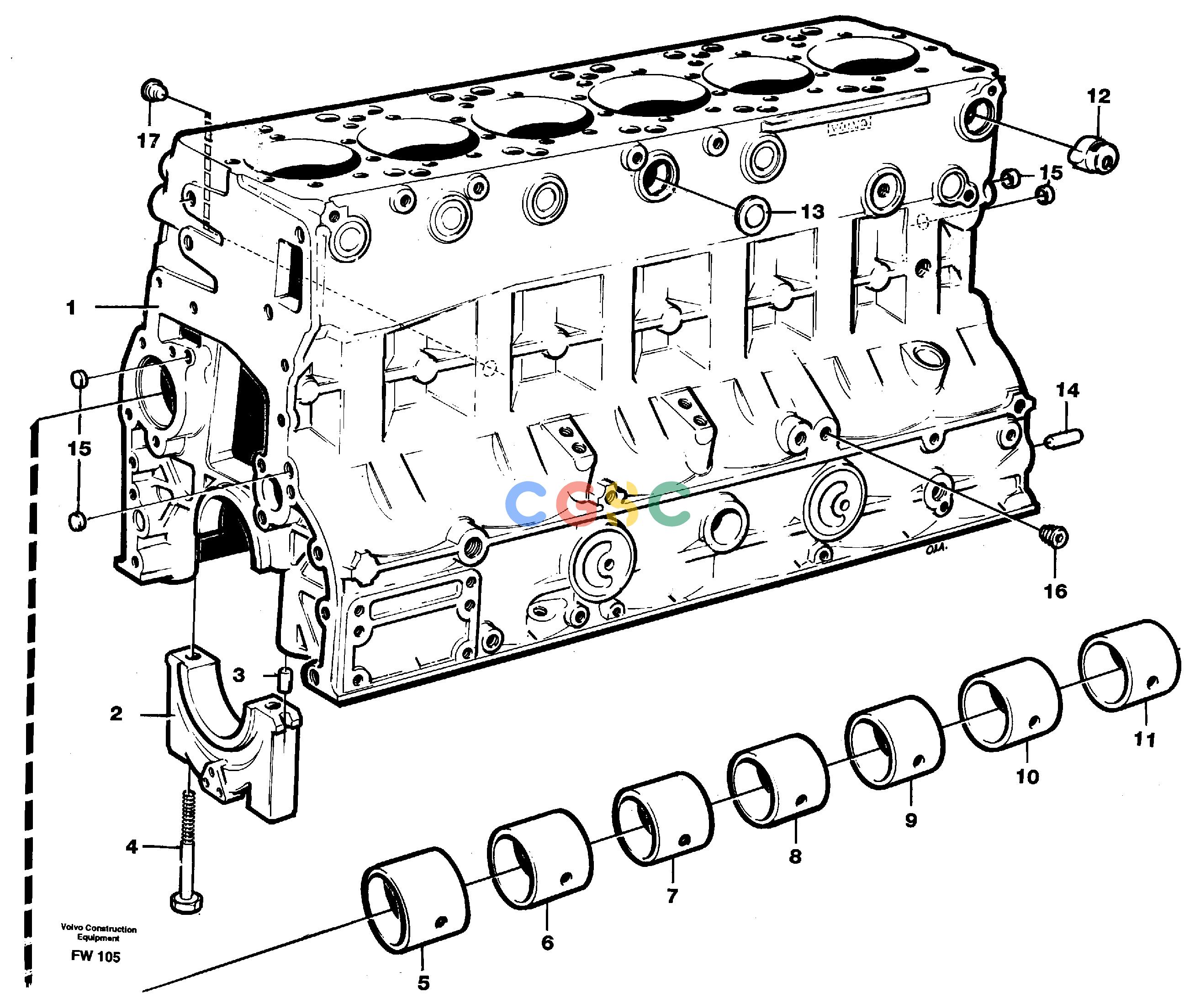 沃尔沃零件查询EC280 Cylinder blockSER NO 1001-977990-8192730NoneNoneNoneAutodata Volvo online