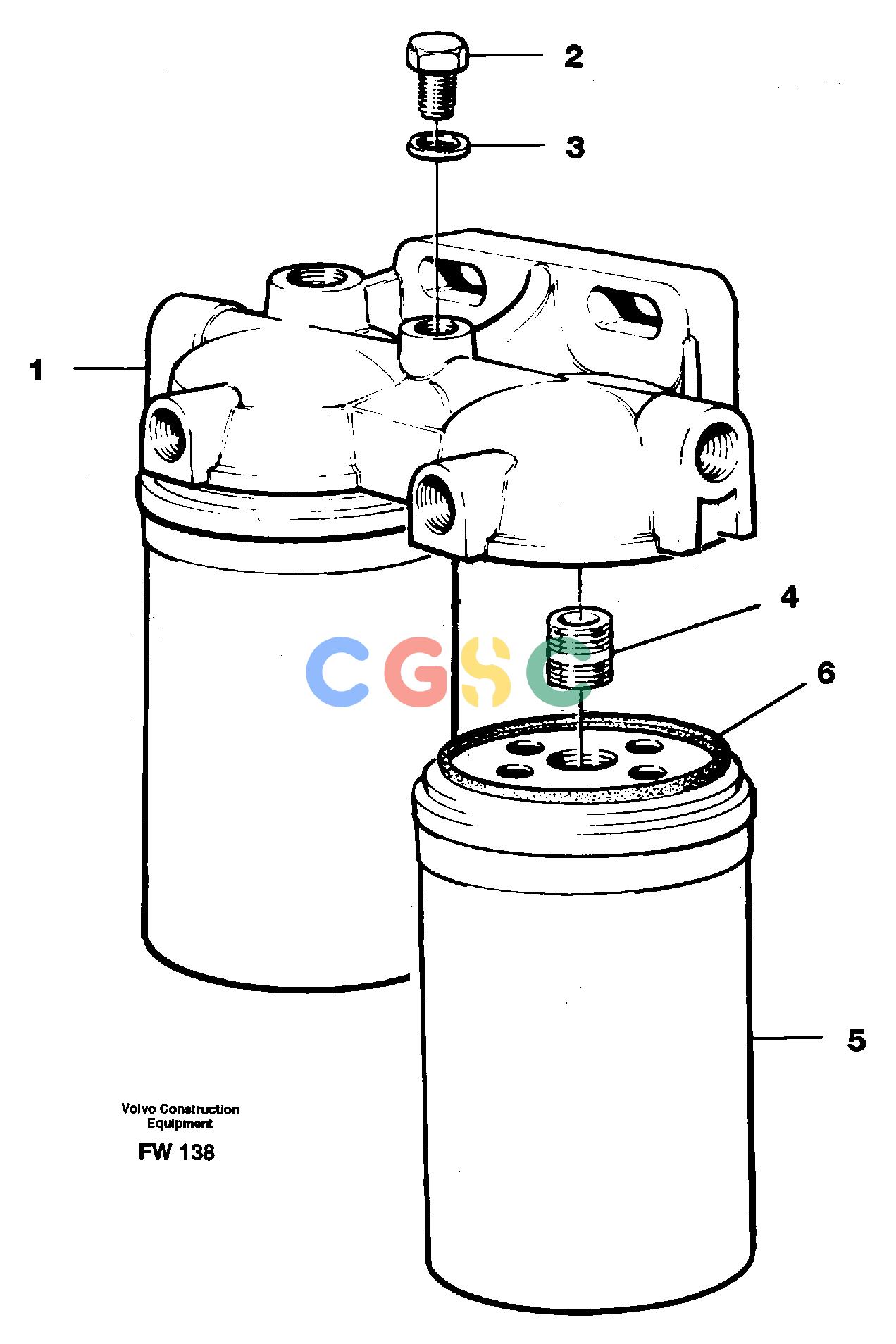 沃尔沃零件查询EC280 Fuel filterSER NO 1001-1676832-8194541NoneNoneNoneAutodata Volvo online