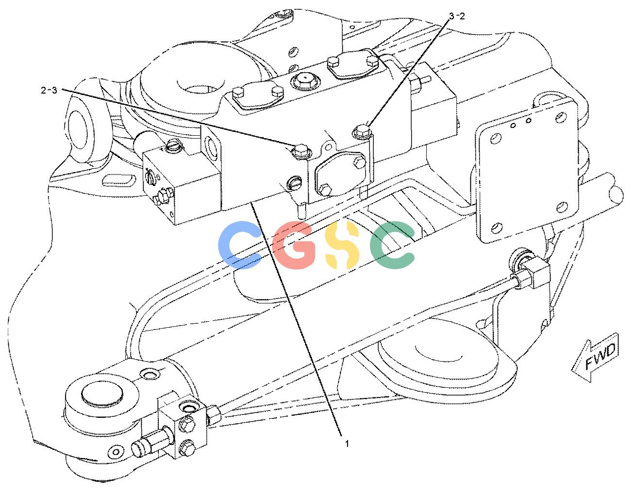 卡特零件查询（725） 241-8328: VALVE & MTG GP-HOIST CONTROL