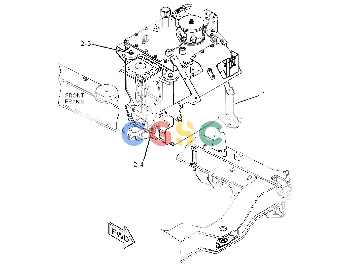卡特零件查询（725） 306-5881: TANK & MTG GP-HYDRAULIC