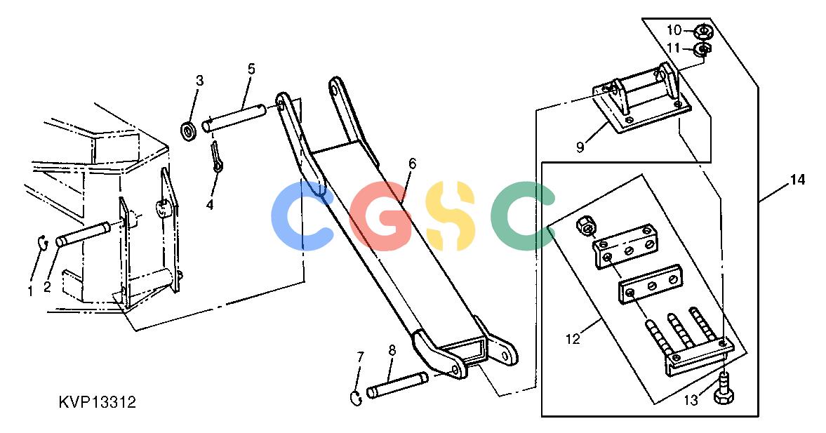 约翰迪尔零件查询850 - BACKHOE StabilizersEPC John Deere online