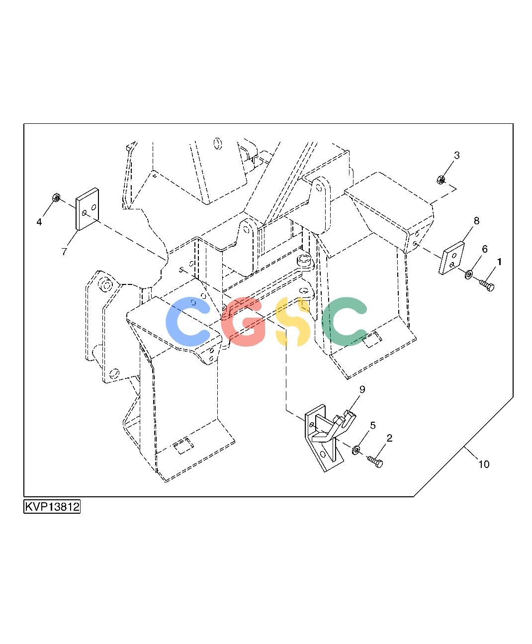 约翰迪尔零件查询850 - BACKHOE Anchor Bracket Kit (6675/7775/8875)EPC John Deere online