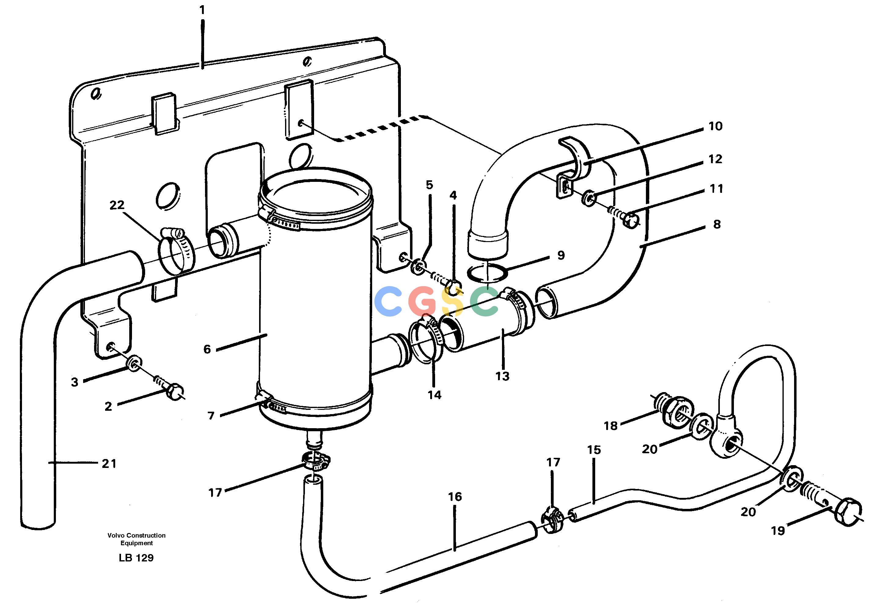 沃尔沃零件查询EC450 Crankcase ventilationSER NO 1782-1909 NoneNoneNoneAutodata Volvo online