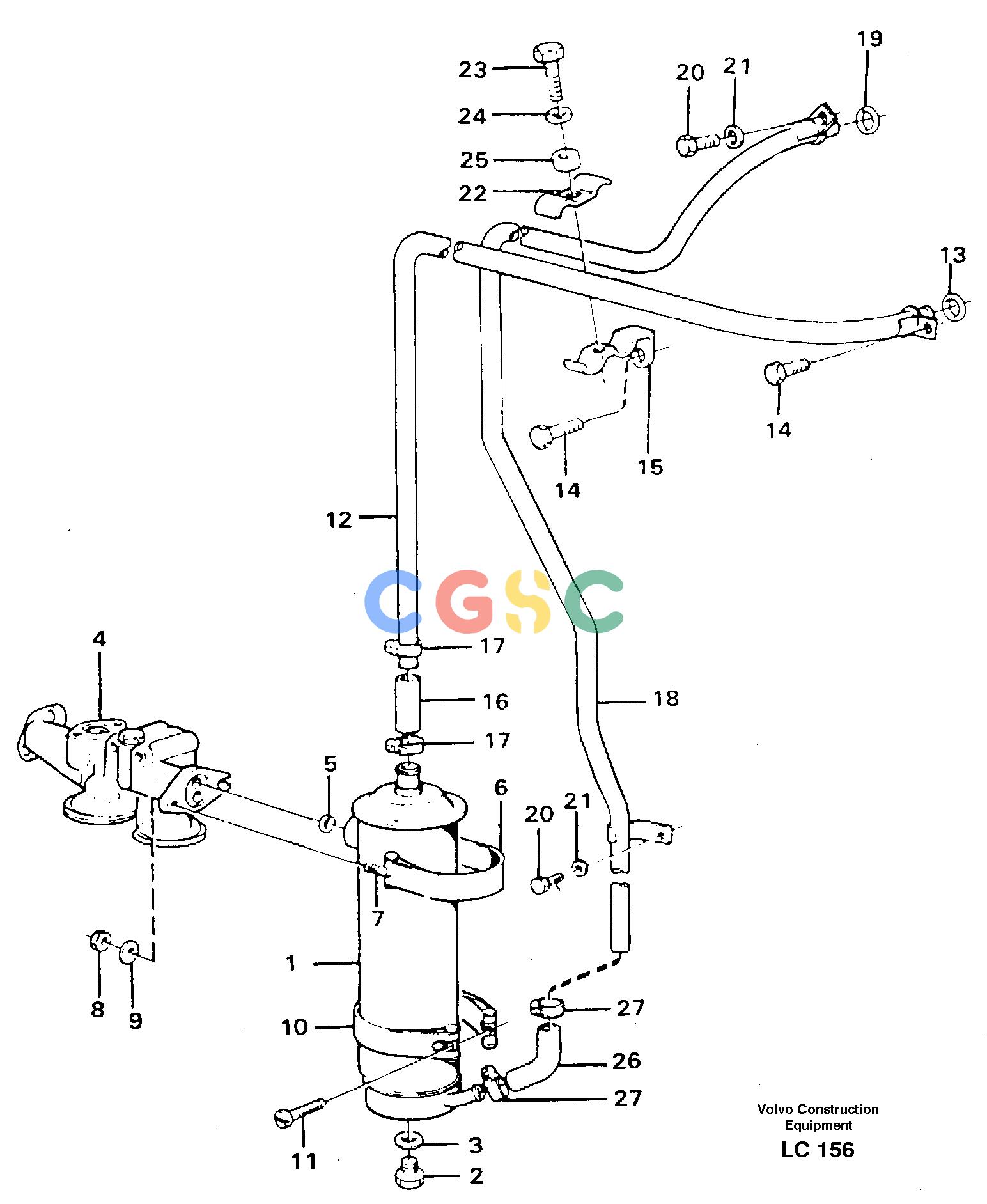 沃尔沃零件查询EC650 Oil coolerSER NO 539-618 NoneNoneNoneAutodata Volvo online