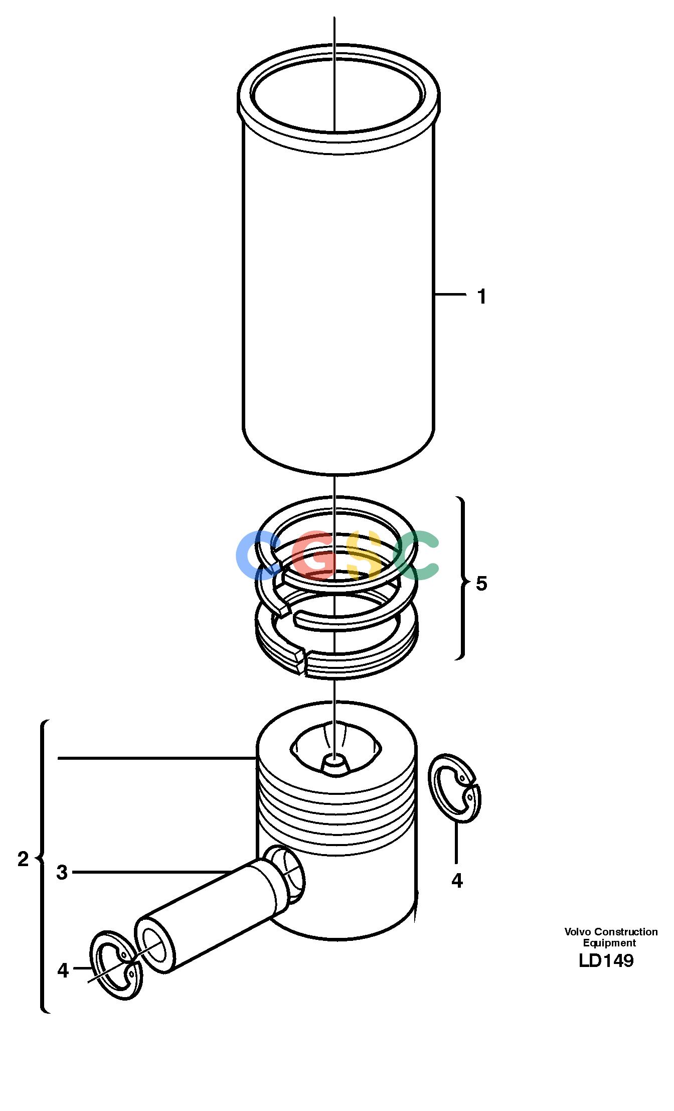 沃尔沃零件查询EW160 Cylinder liner and pistonSER NO 1001-1912 NoneNoneNoneAutodata Volvo online