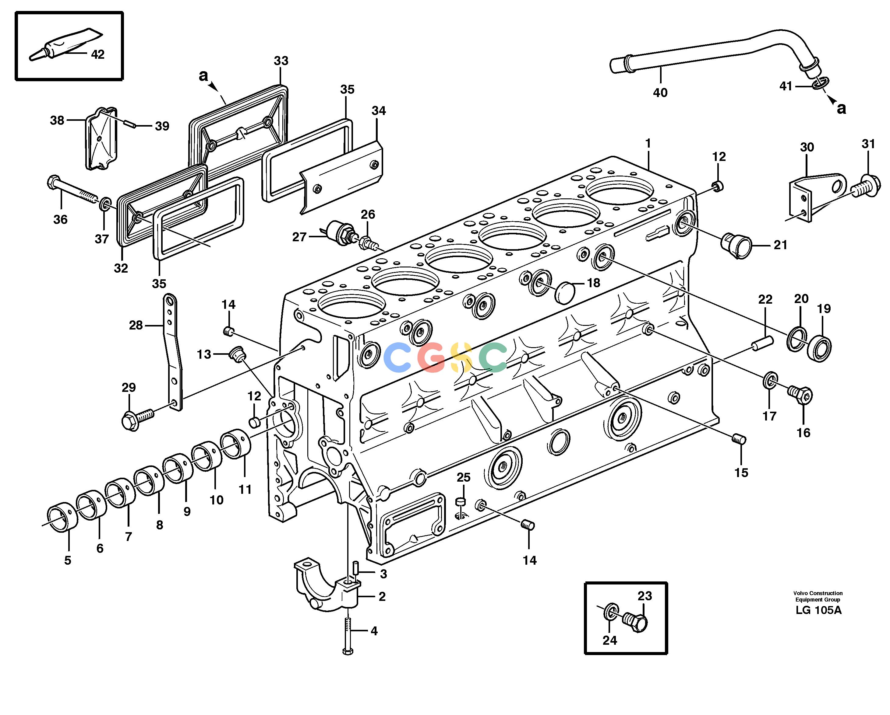 沃尔沃零件查询EC200 Cylinder blockSER NO 2760- NoneNoneNoneAutodata Volvo online