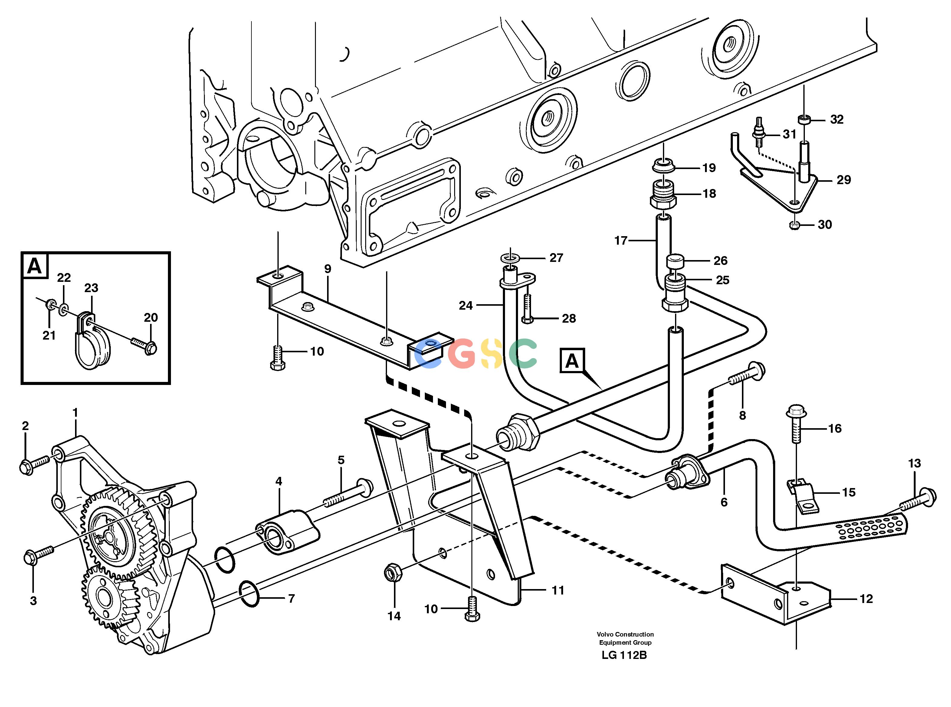 沃尔沃零件查询EC200 Lubricating oil systemSER NO 2760- NoneNoneNoneAutodata Volvo online