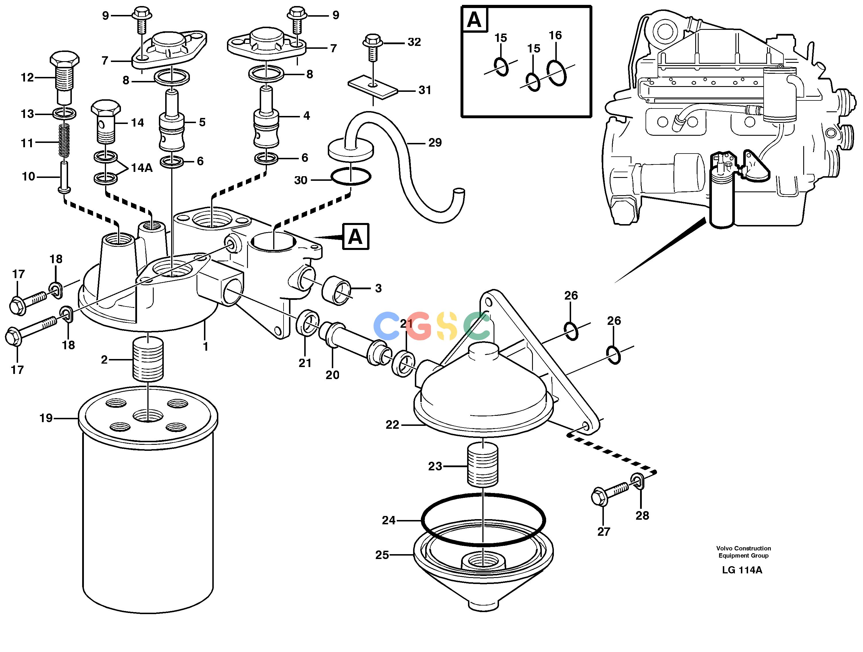 沃尔沃零件查询EC200 Oil filterSER NO 2760- NoneNoneNoneAutodata Volvo online