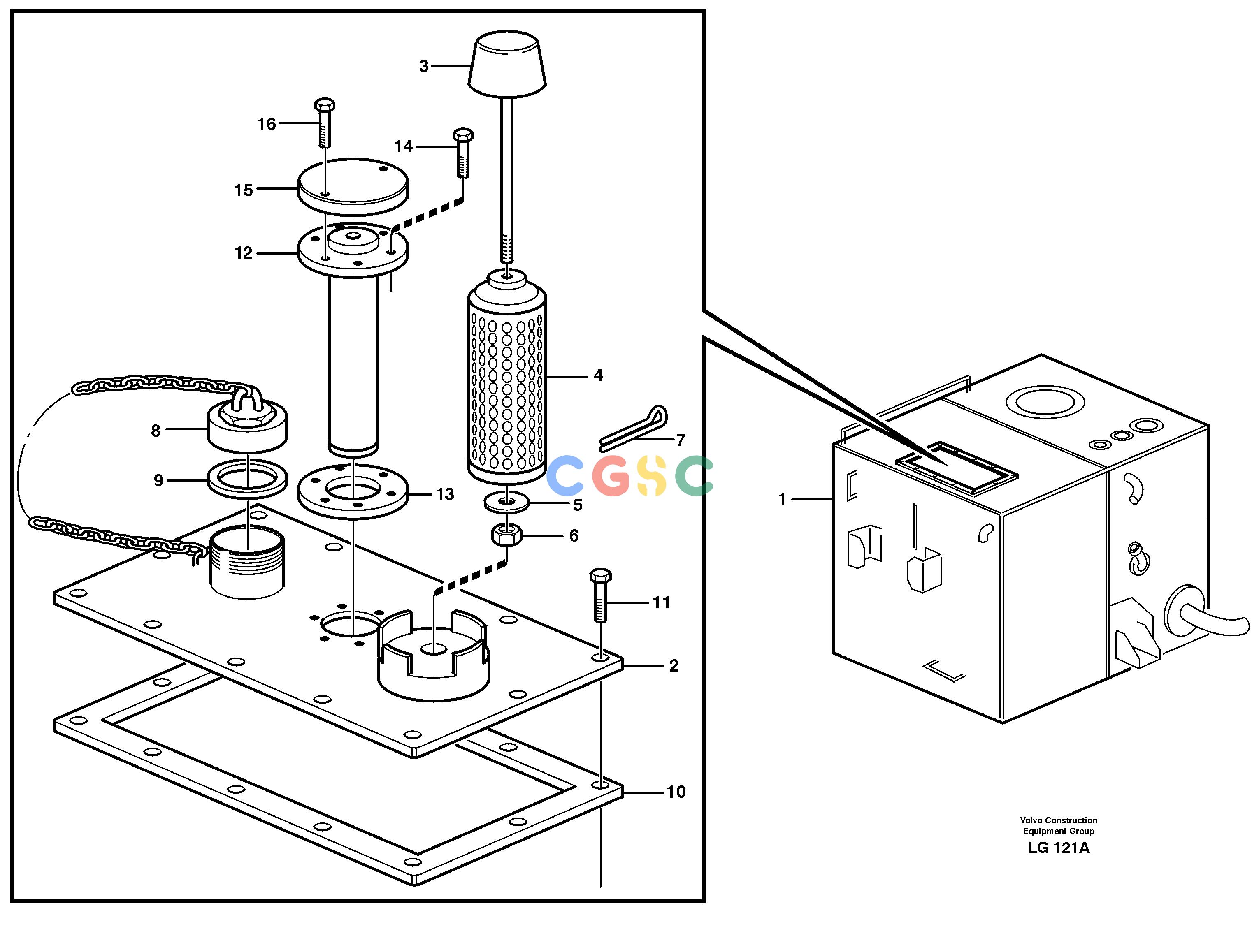 沃尔沃零件查询EC200 Fuel tankSER NO 2760- NoneNoneNoneAutodata Volvo online