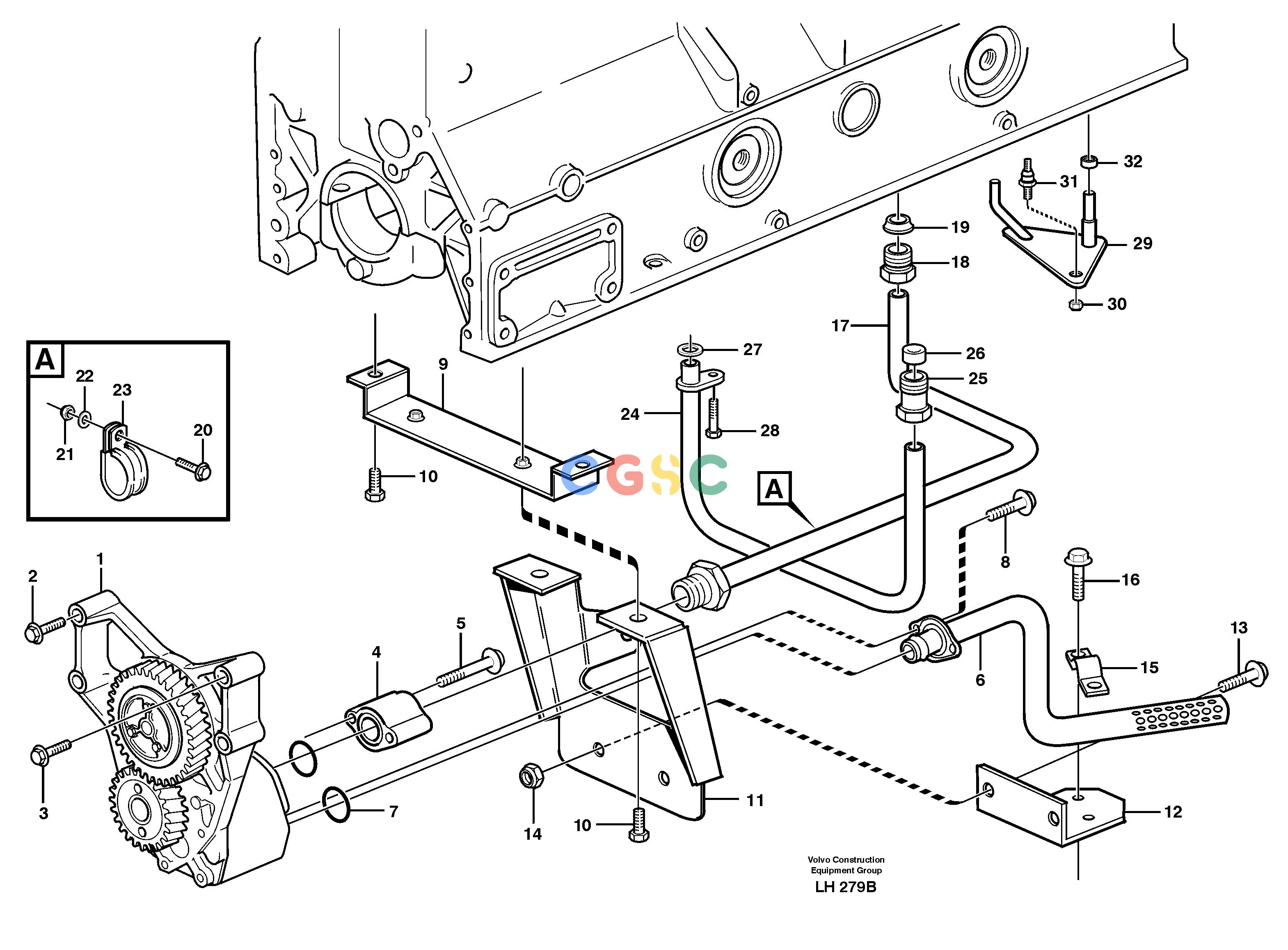 沃尔沃零件查询EW230B Lubricating oil systemSER NO 1736- NoneNoneNoneAutodata Volvo online