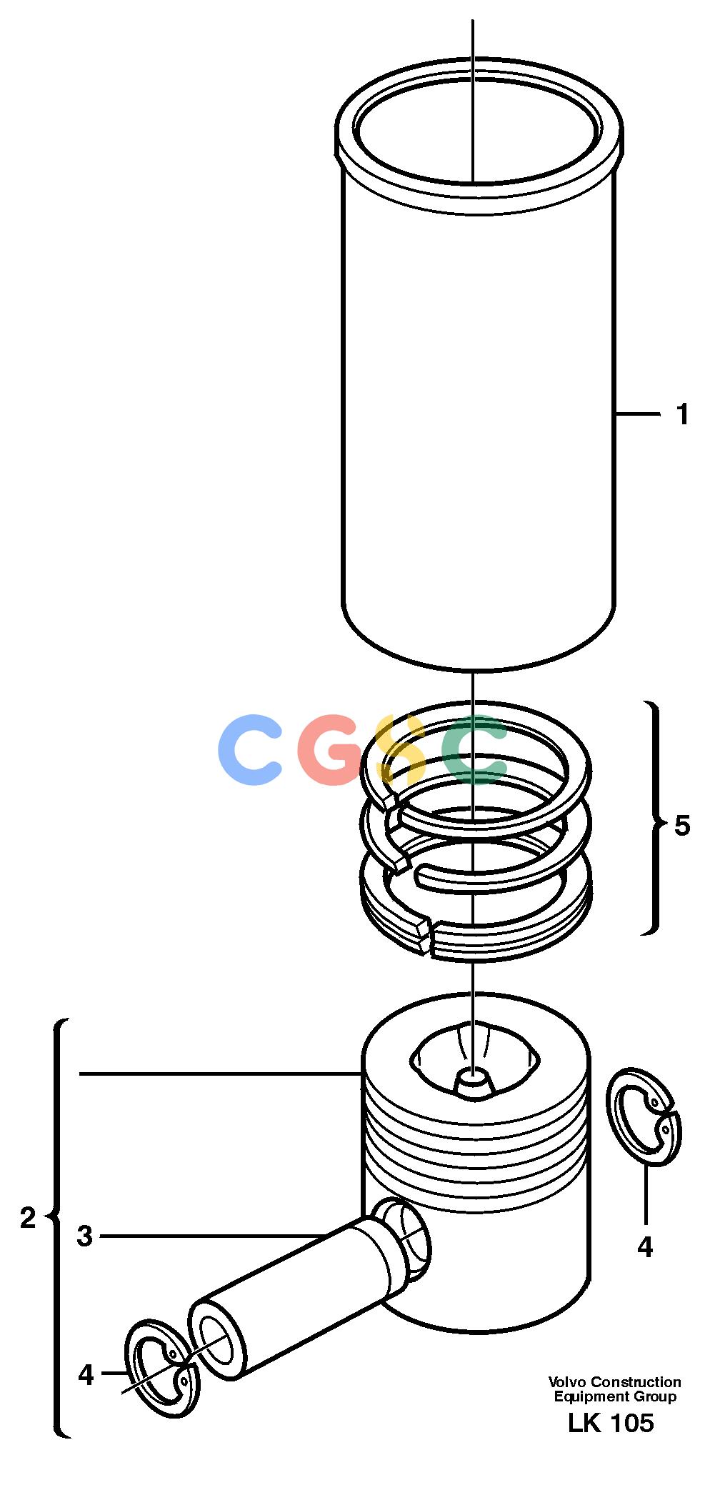 沃尔沃零件查询EW140 Cylinder liner and pistonSER NO 1001-1487 NoneNoneNoneAutodata Volvo online