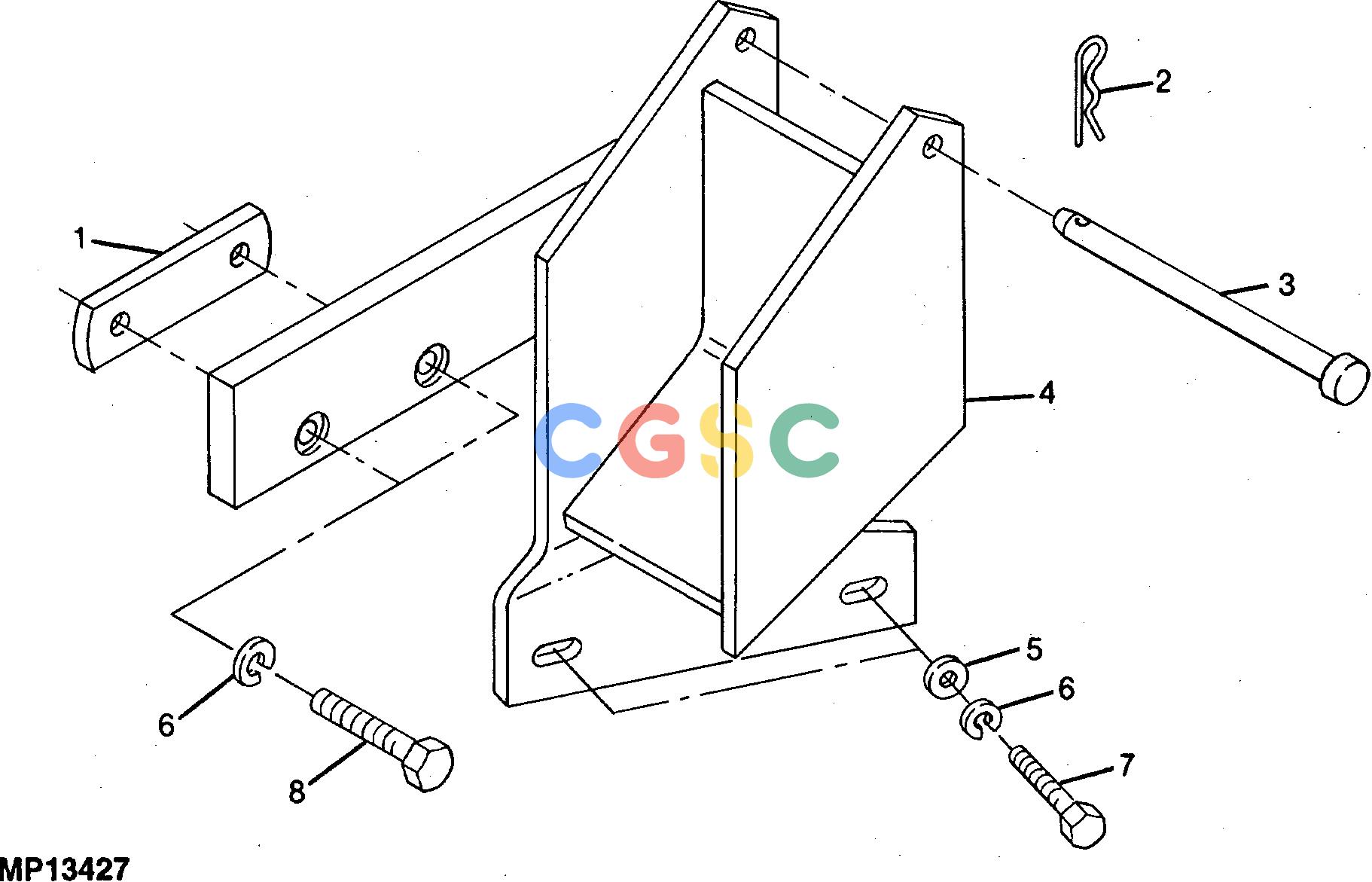 约翰迪尔零件查询800 - BACKHOE WEIGHT BRACKET AND BALLAST WEIGHTS (4475/5575 SKID-STEER LOADERS)EPC John Deere online