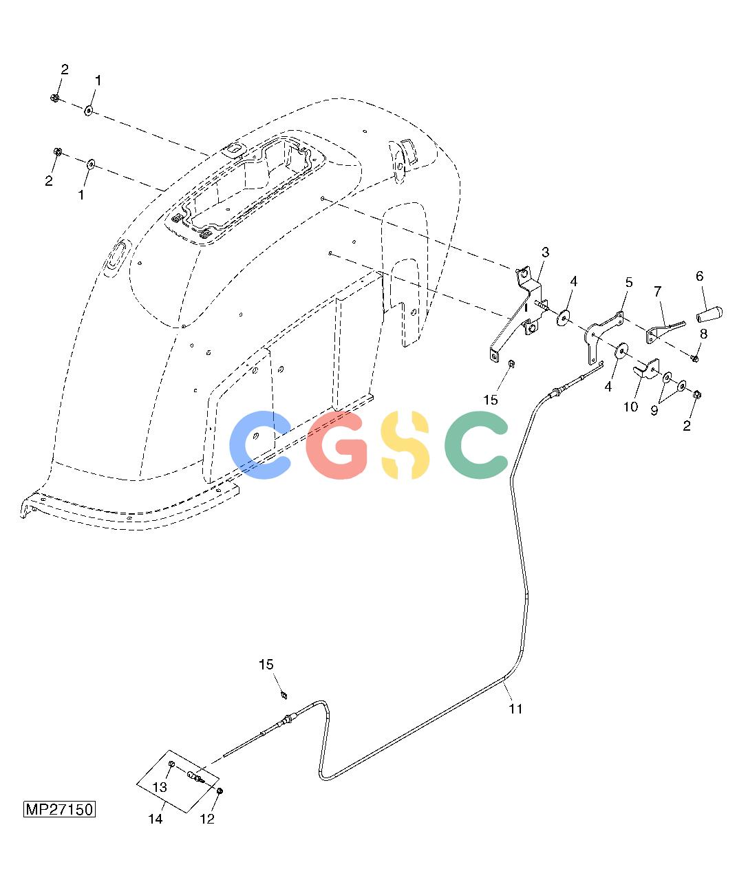 约翰迪尔零件查询110 - BACKHOE, LOADER THROTTLE SPEED CONTROL LINKAGESEPC John Deere online