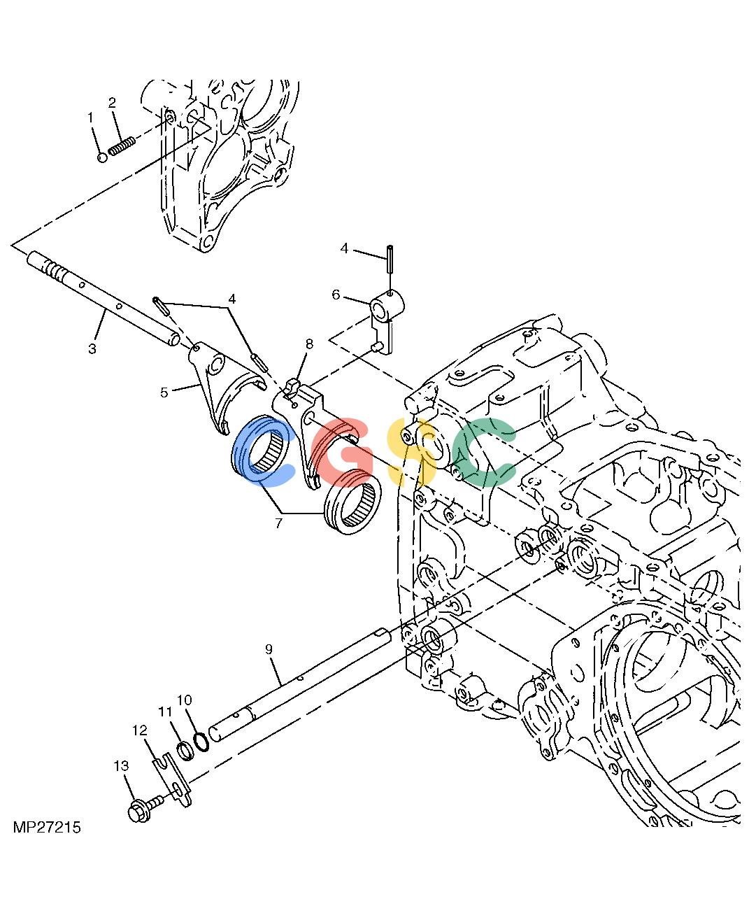 约翰迪尔零件查询110 - BACKHOE, LOADER TRANSAXLE RANGE SHIFTEPC John Deere online