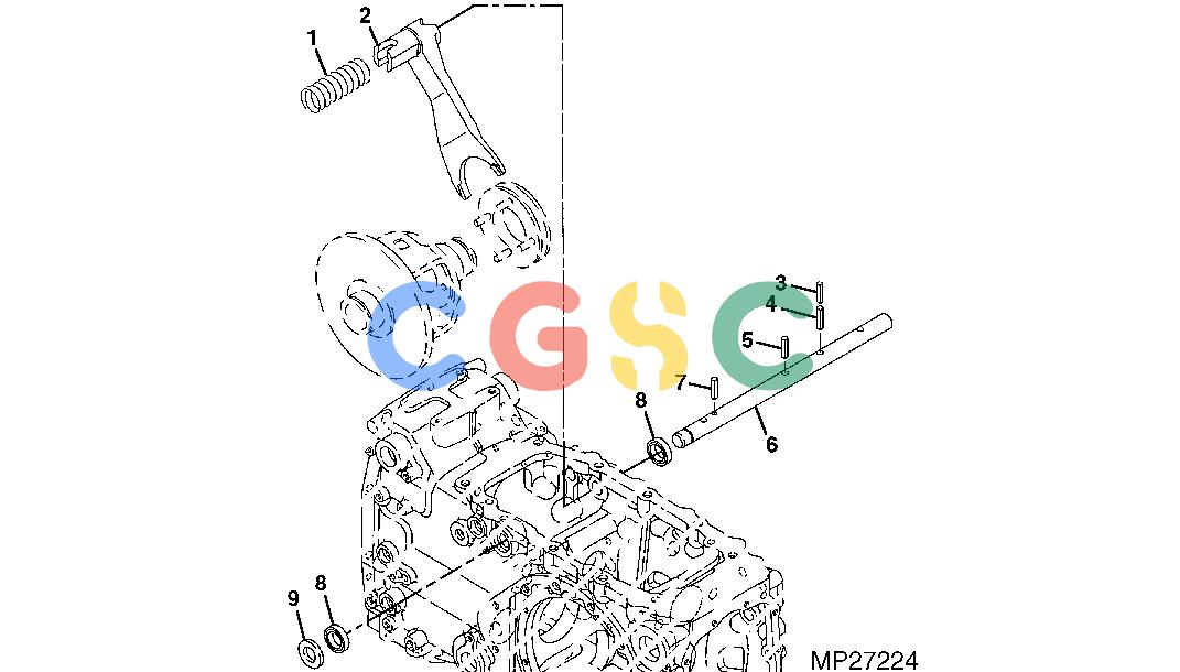 约翰迪尔零件查询110 - BACKHOE, LOADER TRACTION ASSISTEPC John Deere online