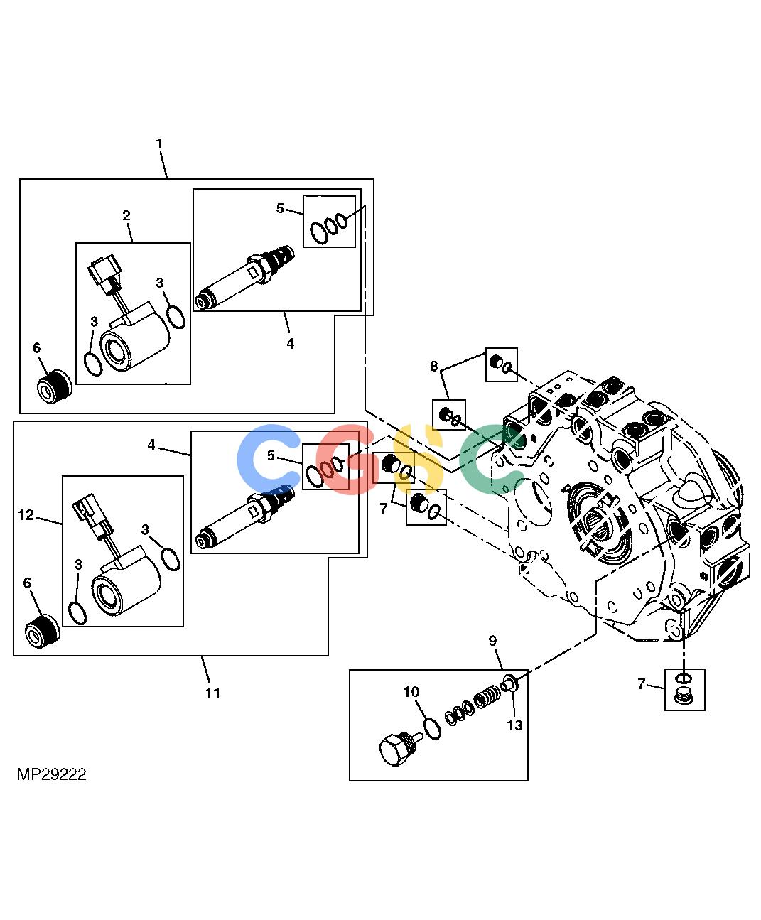 约翰迪尔零件查询110 - BACKHOE, LOADER Center Case ( - 410155)EPC John Deere online