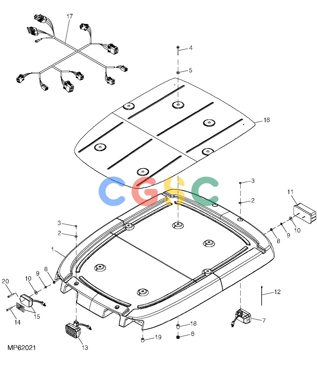 约翰迪尔零件查询110 - BACKHOE, LOADER CanopyEPC John Deere online