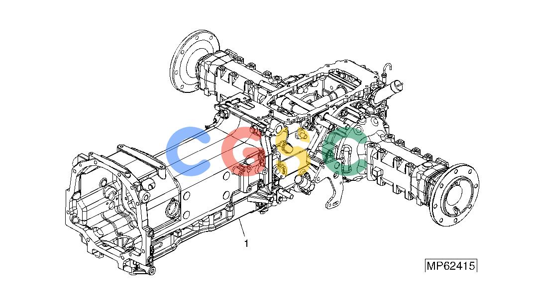 约翰迪尔零件查询110 - BACKHOE, LOADER Transmission Assembly (410156 - )EPC John Deere online