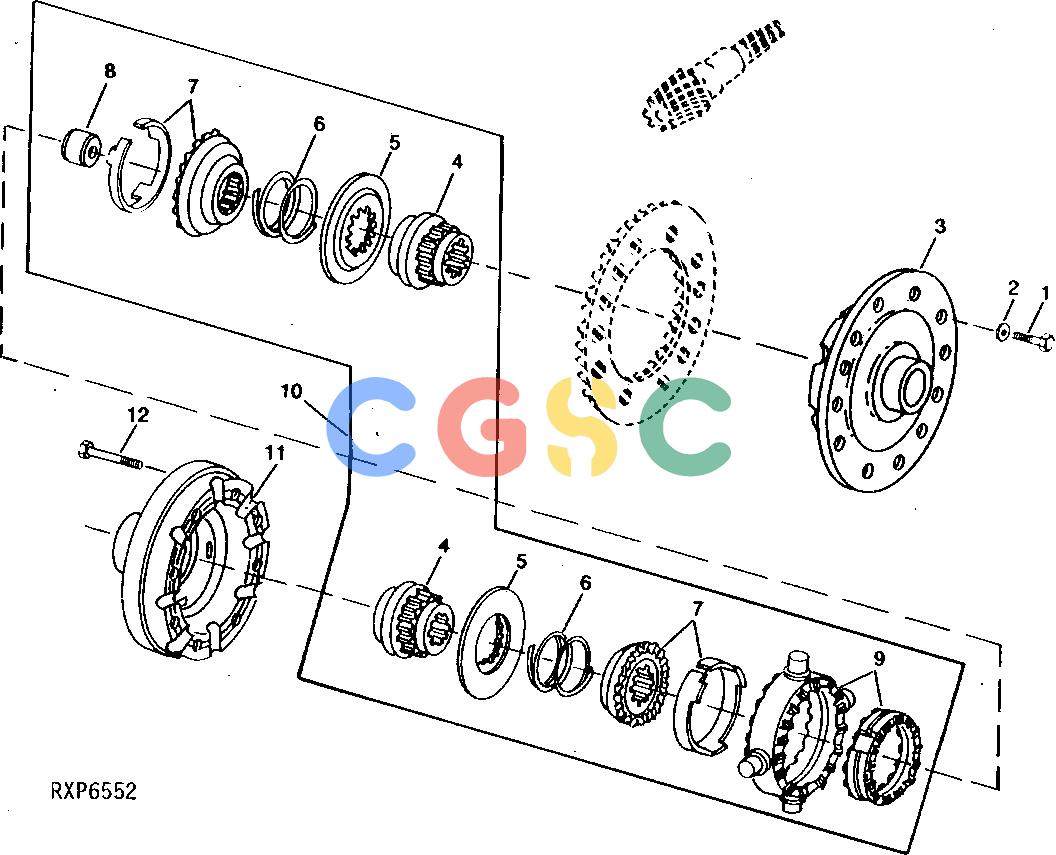 约翰迪尔零件查询1200 - AXLE RE35668 STANDARD DIFFERENTIALEPC John Deere online
