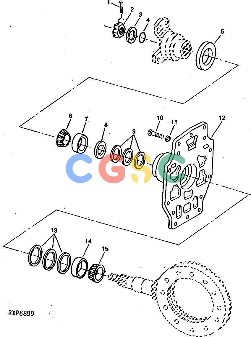 约翰迪尔零件查询1200 - AXLE RE37947 INPUT HOUSING (OC-1)EPC John Deere online