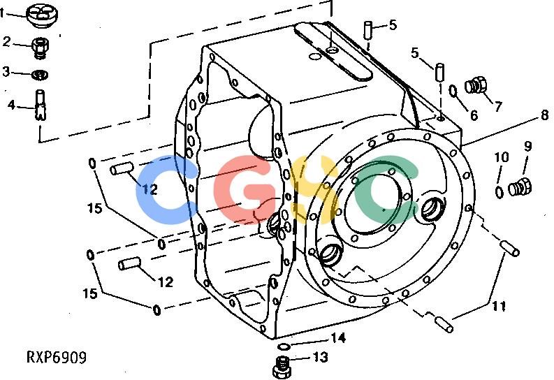 约翰迪尔零件查询1200 - AXLE RE37945,RE37946 DIFFERENTIAL CASE (OC-1)EPC John Deere online