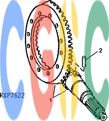 约翰迪尔零件查询1200 - AXLE RE38162 SPIRAL BEVEL INPUT PINION AND RING GEAR SET (OC-1)EPC John Deere online