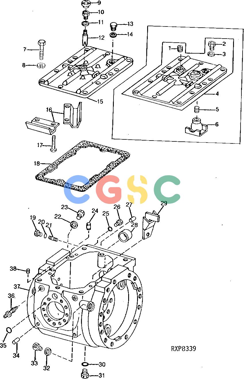 约翰迪尔零件查询1200 - AXLE RE35688 STANDARD DIFFERENTIAL CASE (OC-1)EPC John Deere online