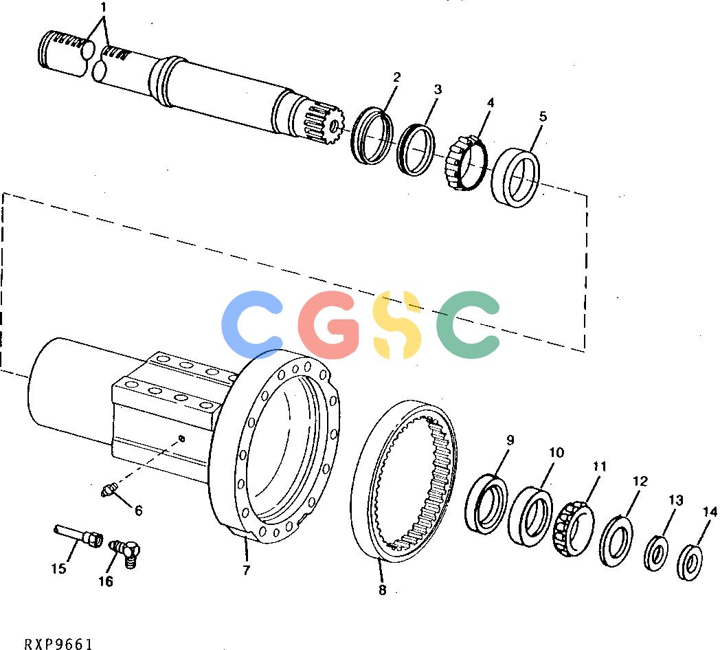 约翰迪尔零件查询1200 - AXLE RE38242 AXLE HOUSING AND SHAFT (OC-A)EPC John Deere online