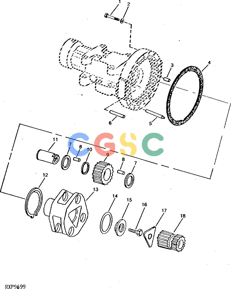 约翰迪尔零件查询1200 - AXLE RE38461 INBOARD PLANETARY FINAL DRIVEEPC John Deere online