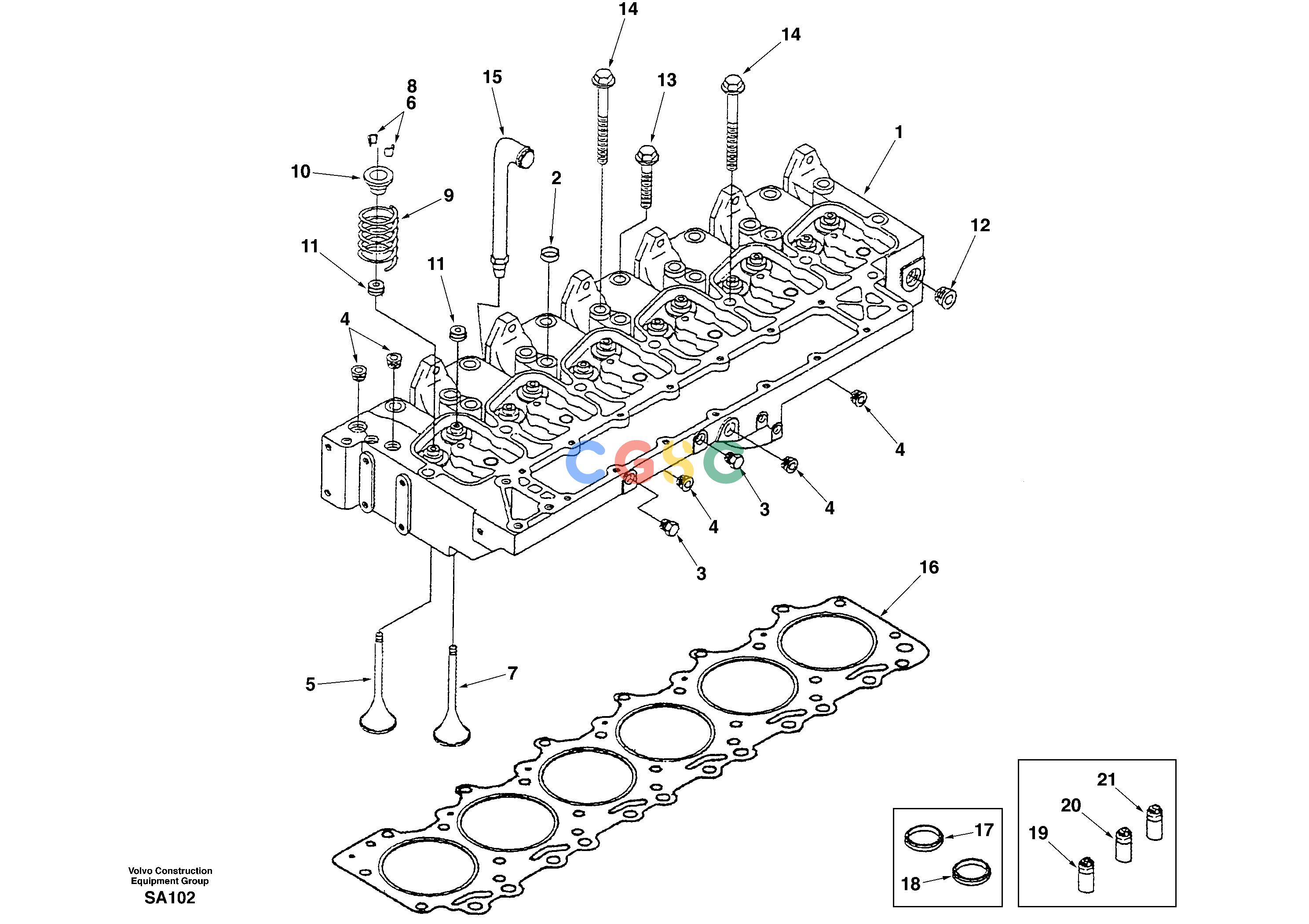 沃尔沃零件查询EC210 Cylinder headNoneDD04B001-DD04B002NoneNoneNoneAutodata Volvo online